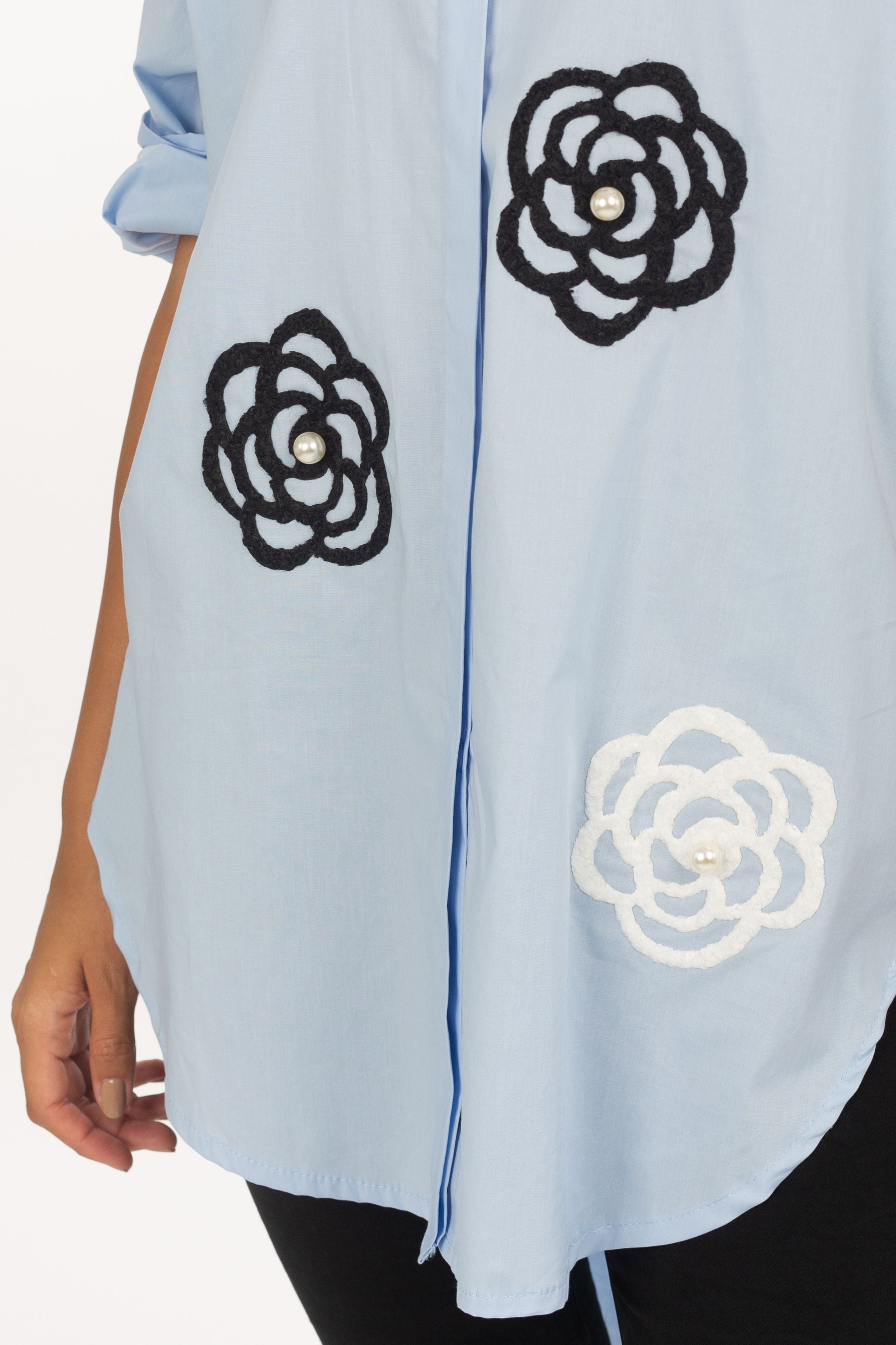 Blusa a camicia "Fiore"