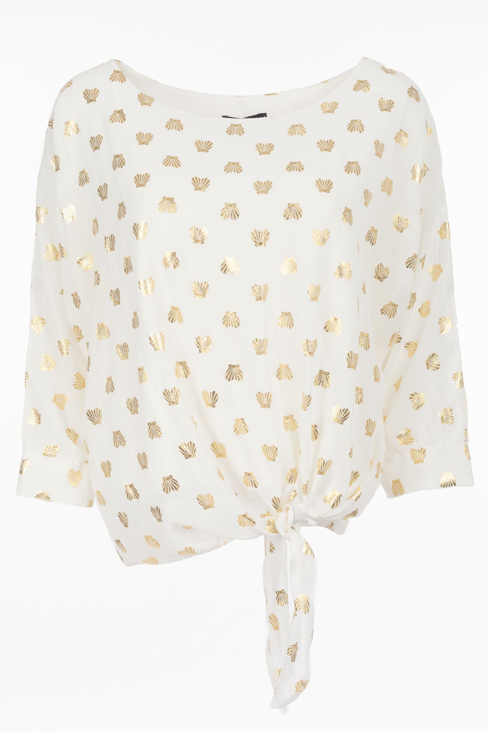 Blouse avec Coquille-Motif