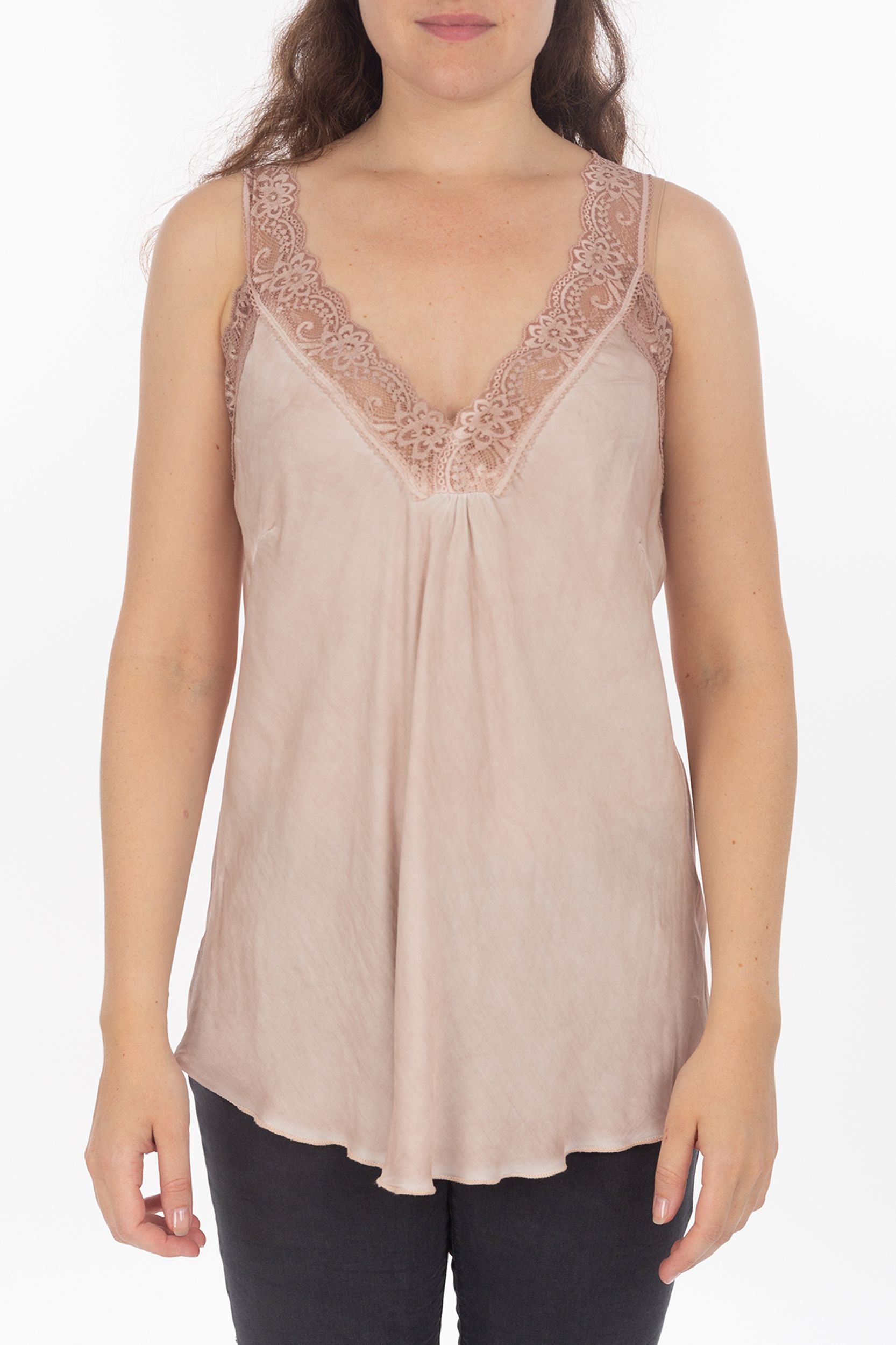 Top with lace