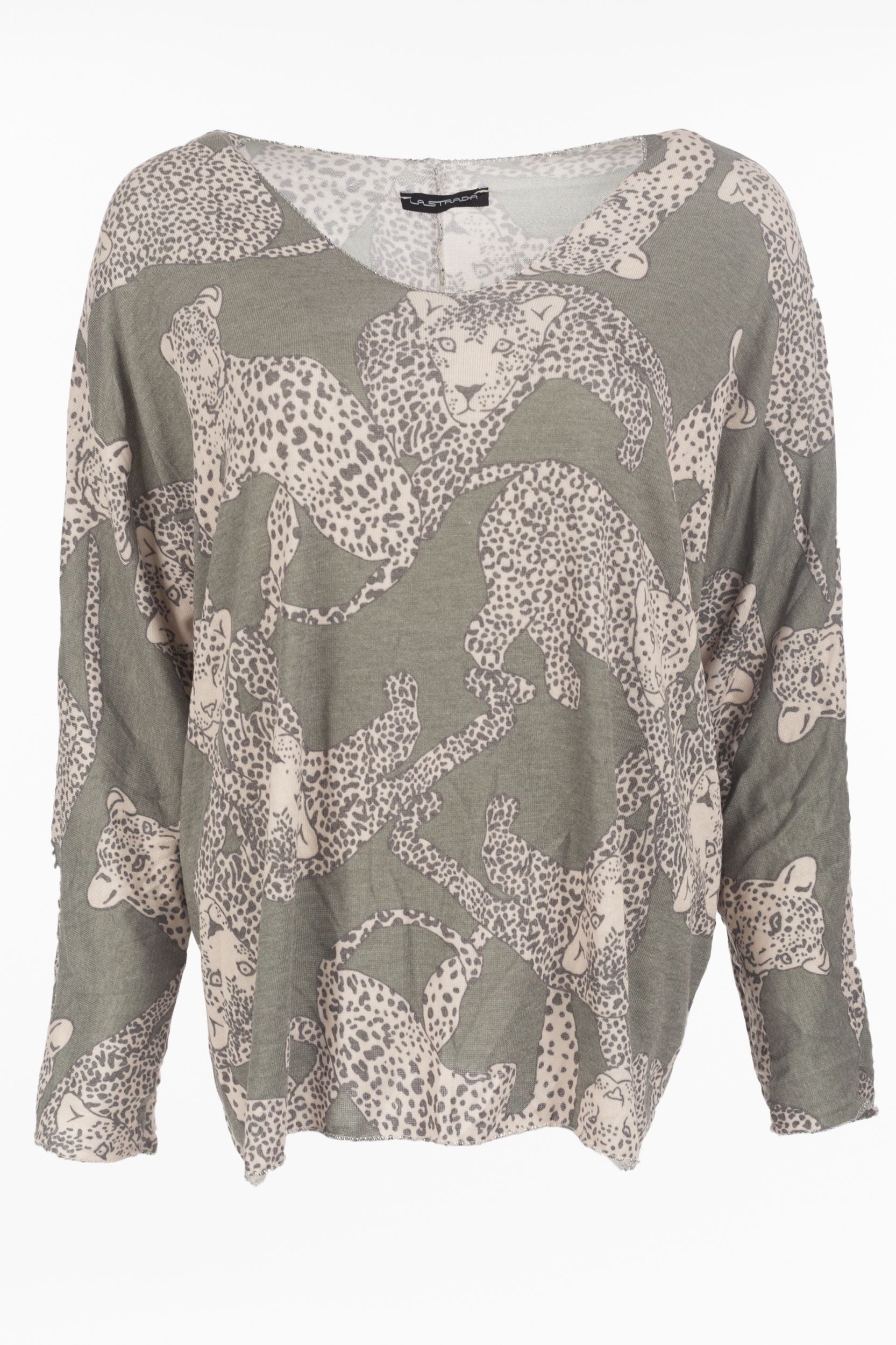 Longsleeve mit Jaguar-Muster