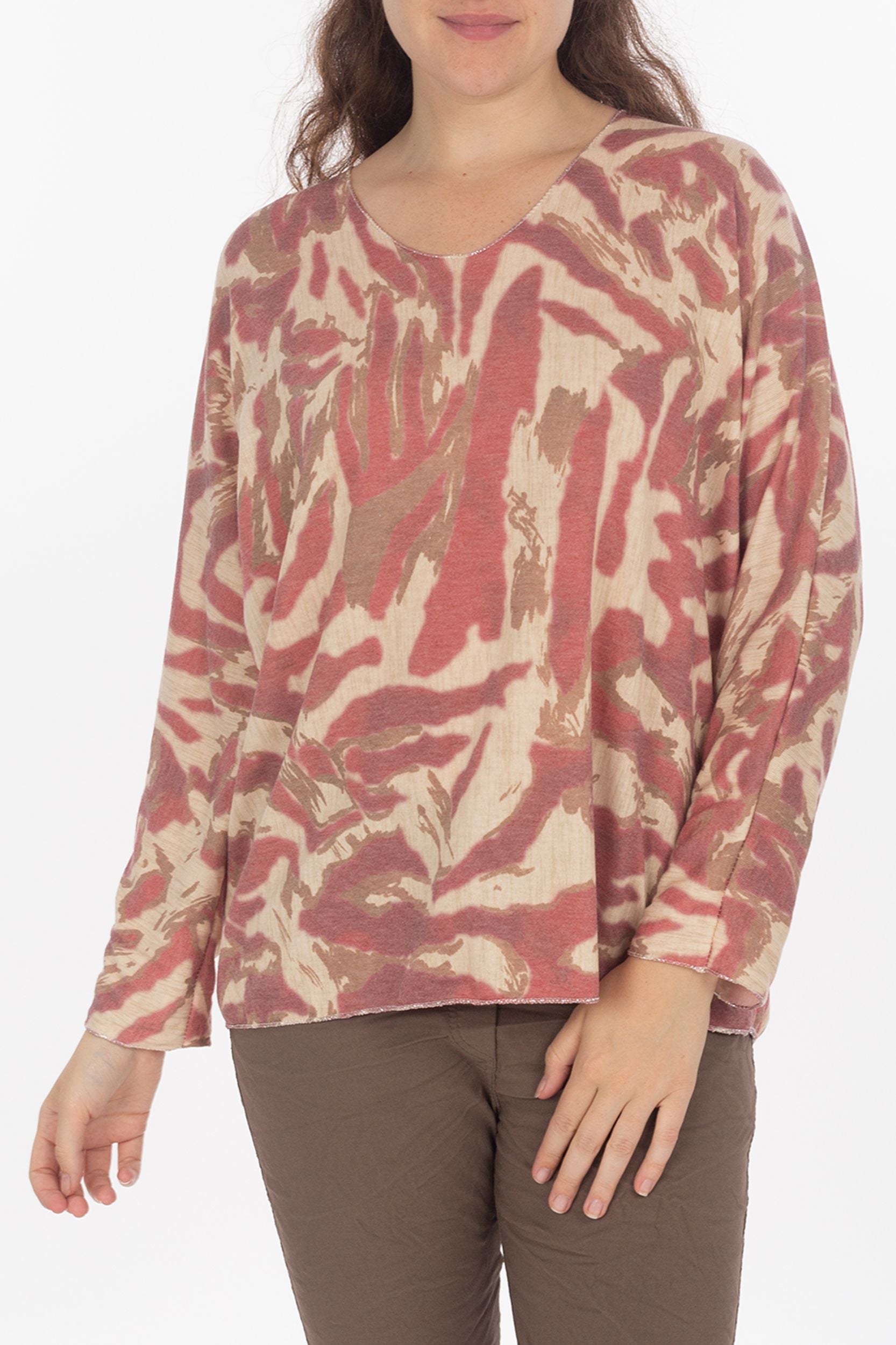 Longsleeve mit Camouflage-Muster