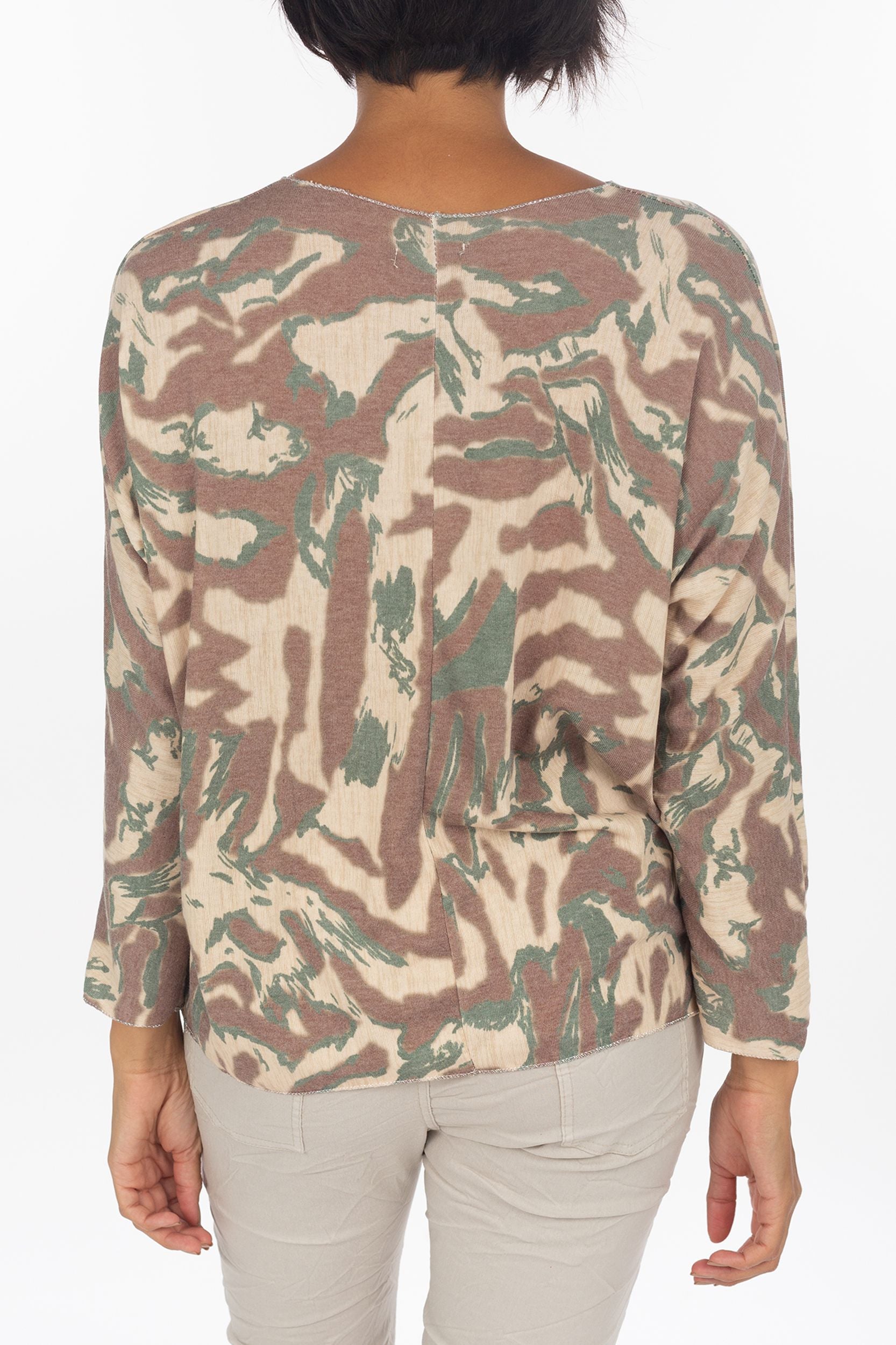 Longsleeve mit Camouflage-Muster