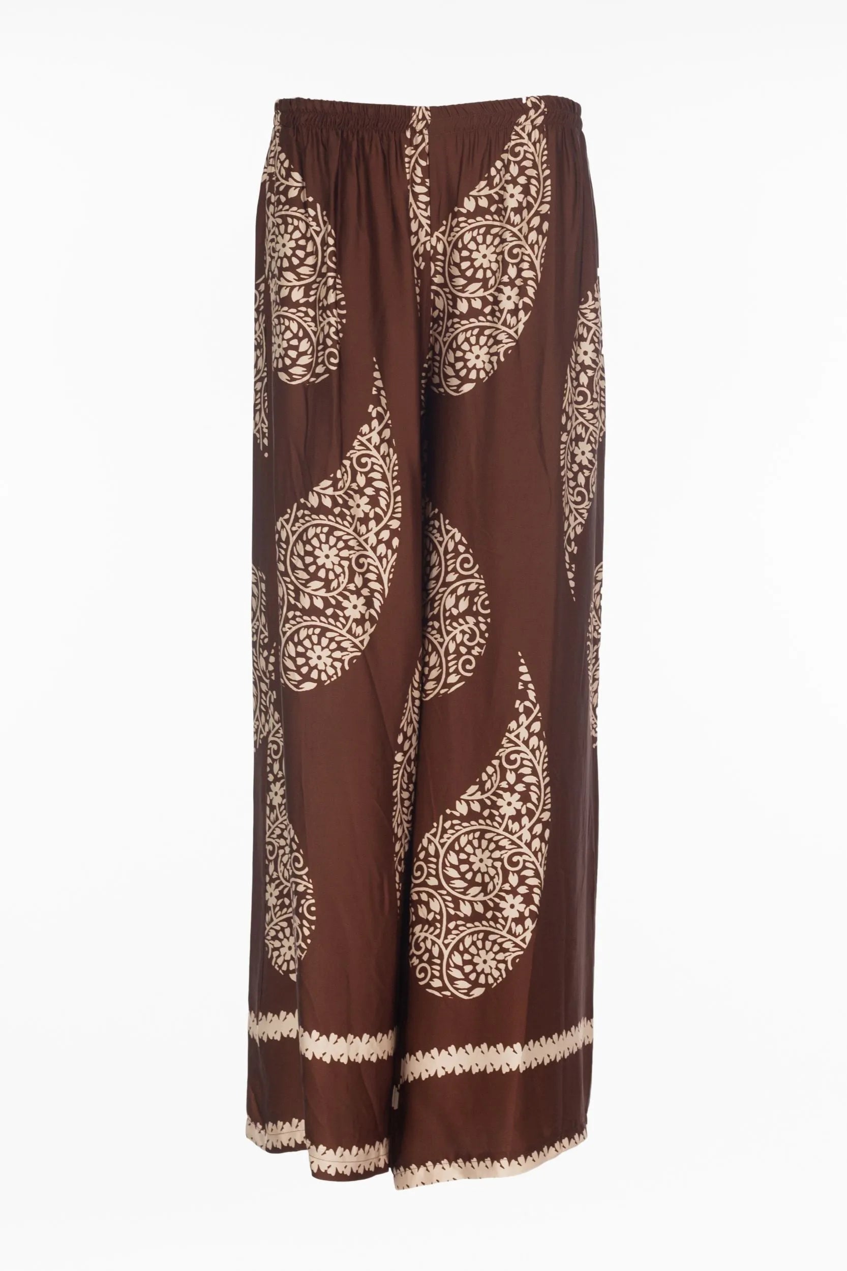 Palazzo pants With a large Paisley pattern