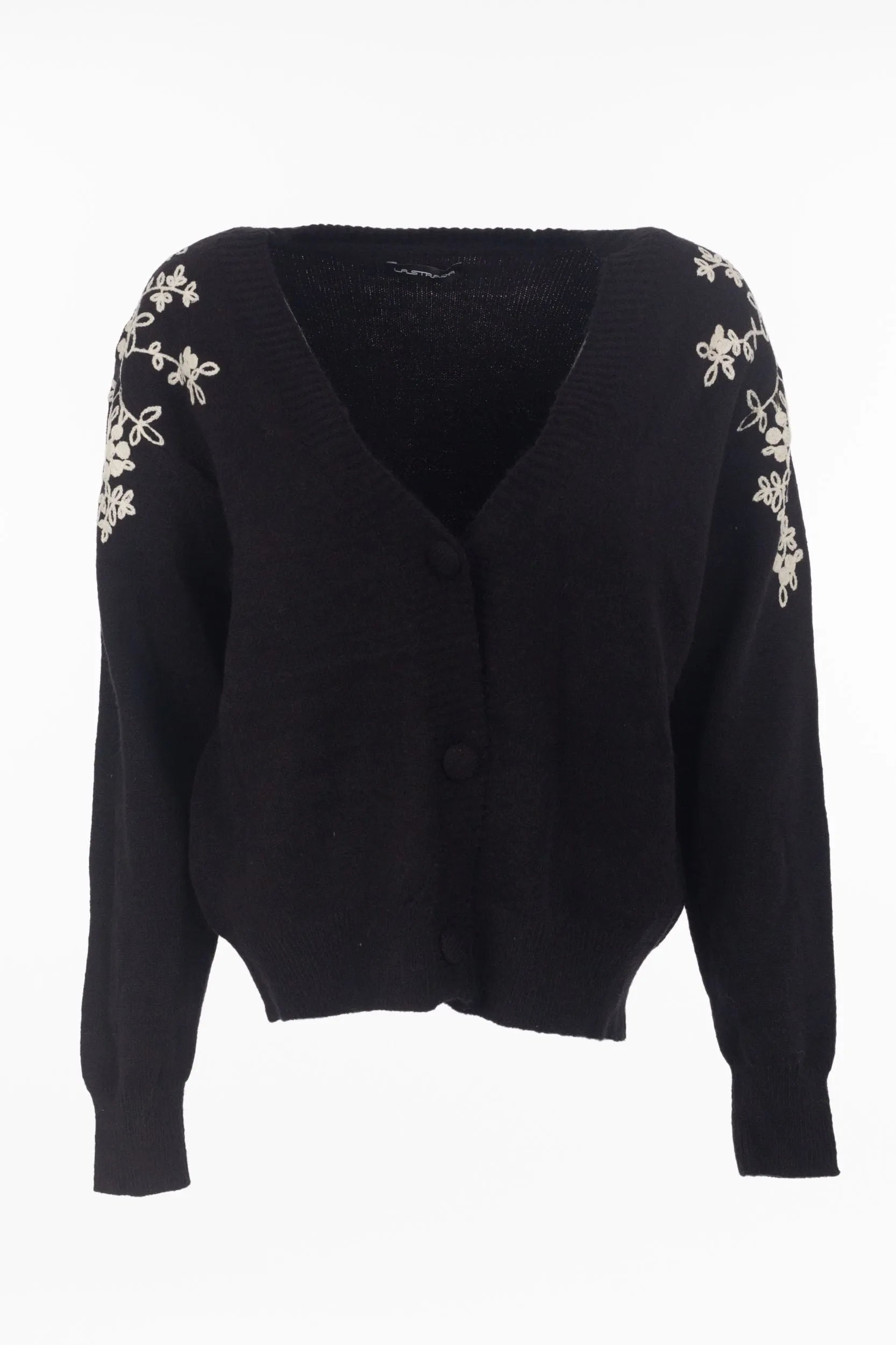 Cardigan With floral embroidery