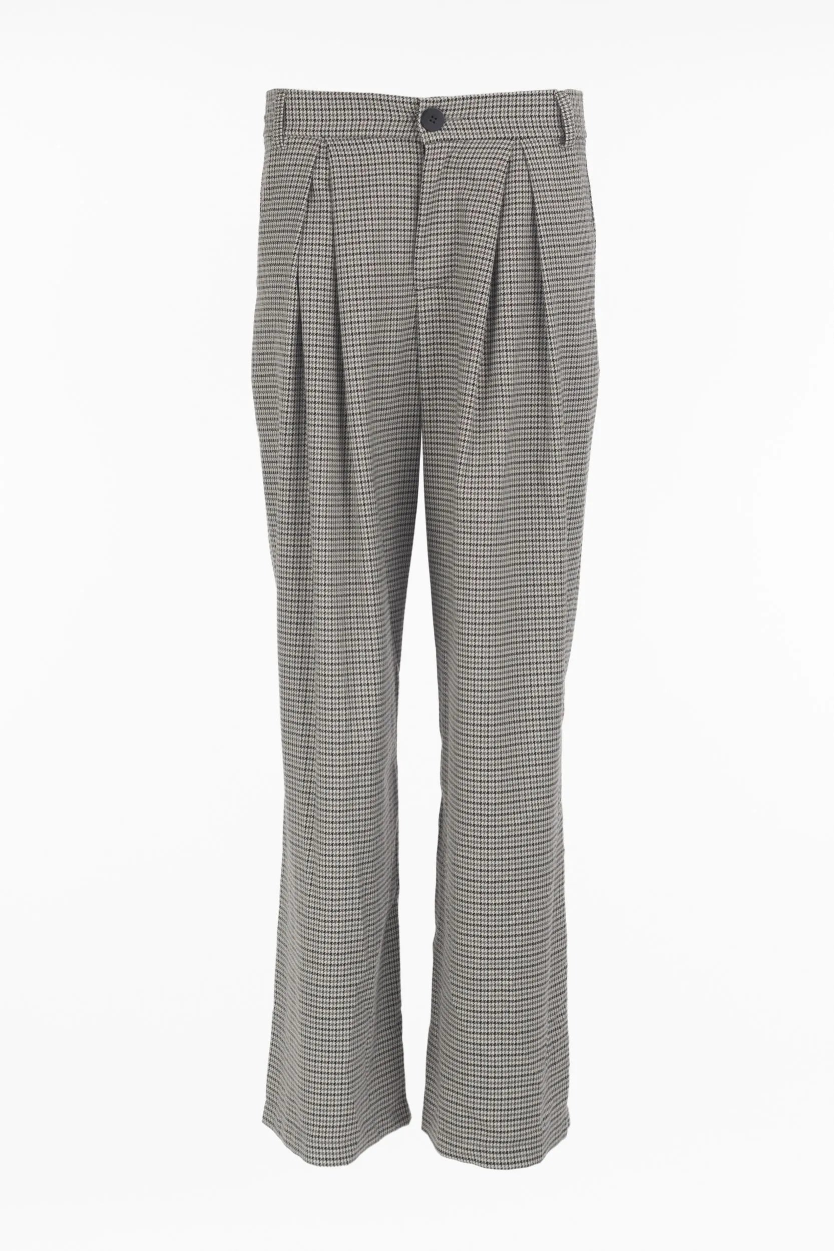 Pleated trousers With Hahnenstieg-pattern