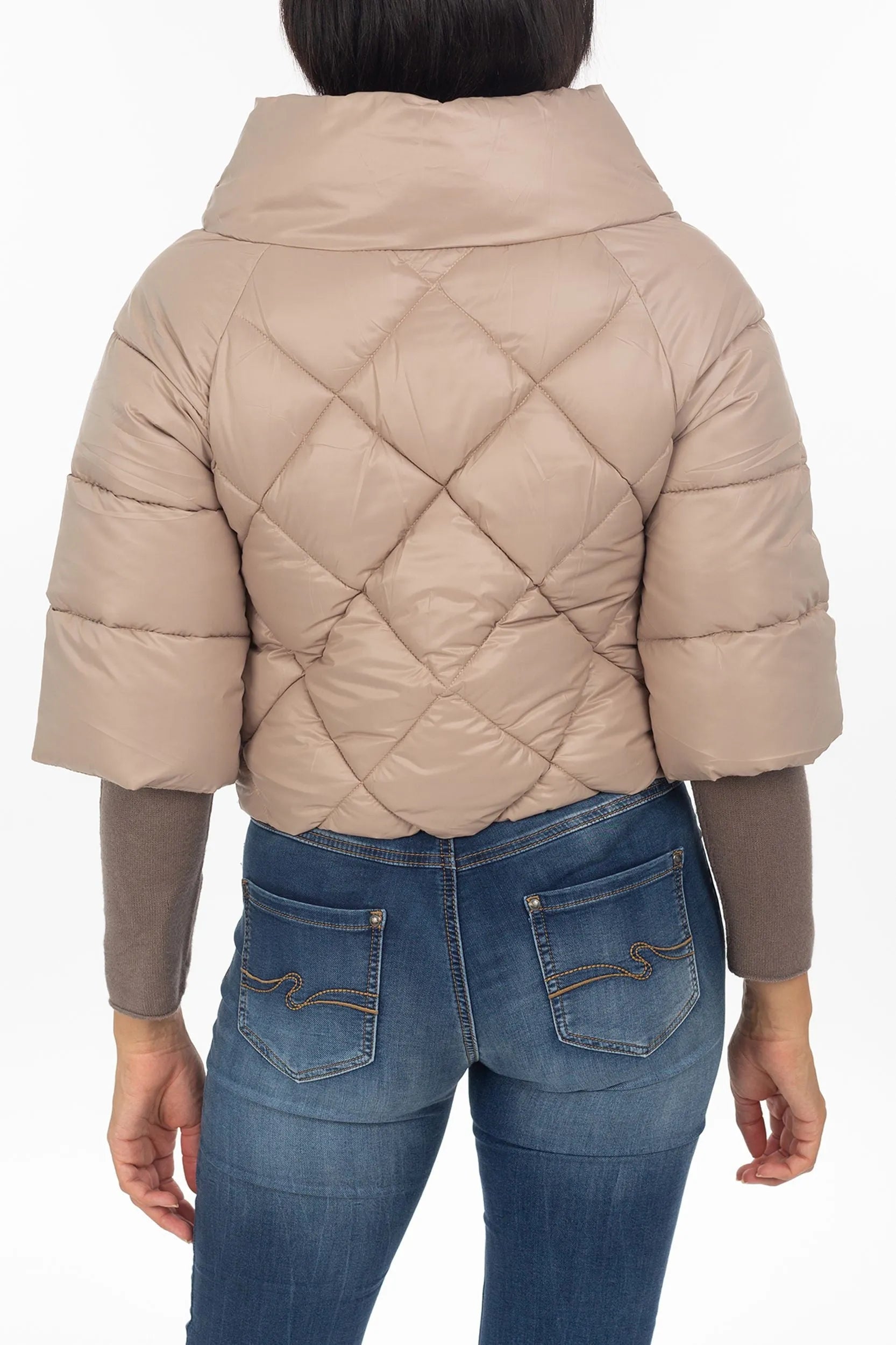 Steppjacke mit kurzem Arm