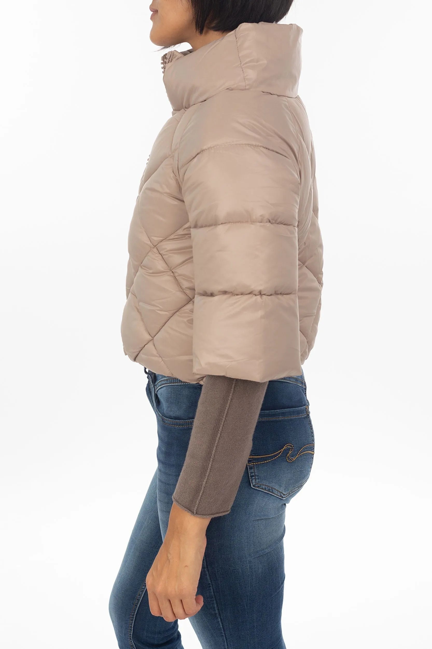 Steppjacke mit kurzem Arm