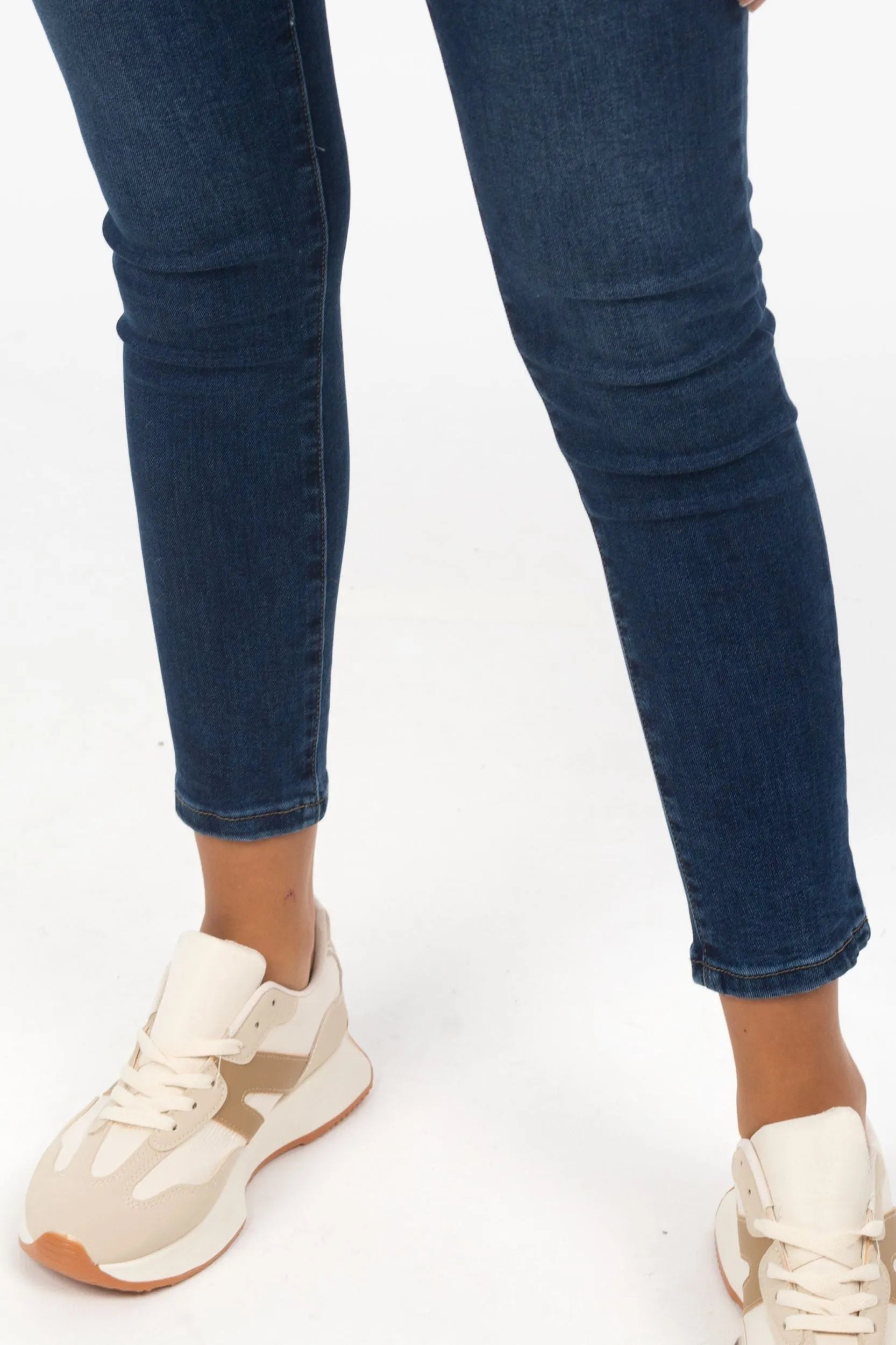 Skinny Jeans mit Button-Fly