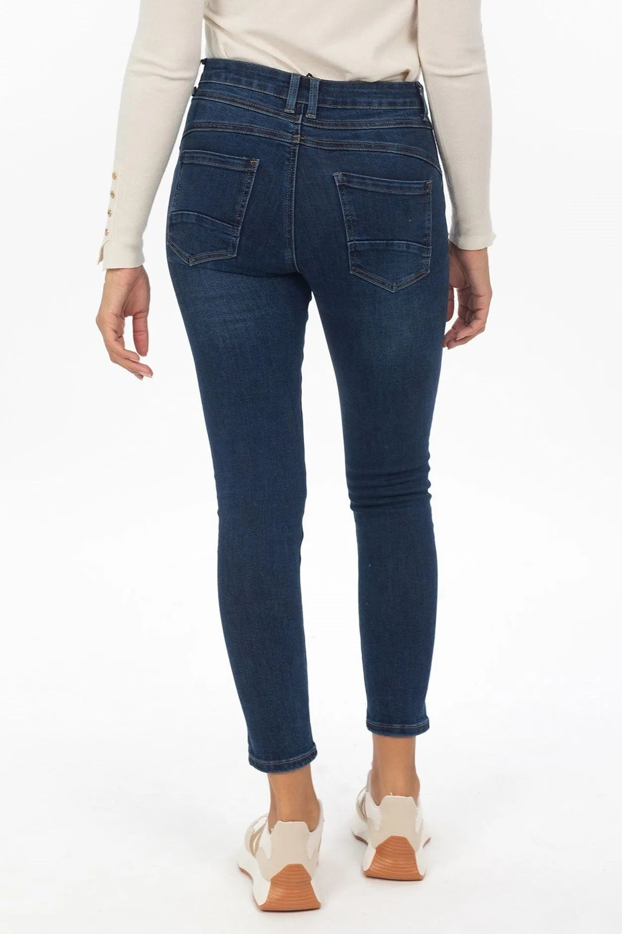 Skinny Jeans mit Button-Fly