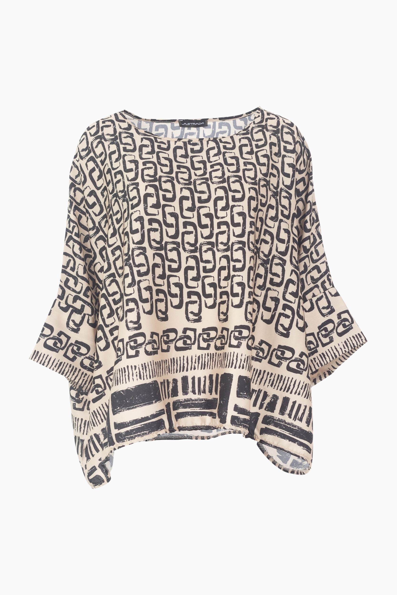 Blouses met all-over print