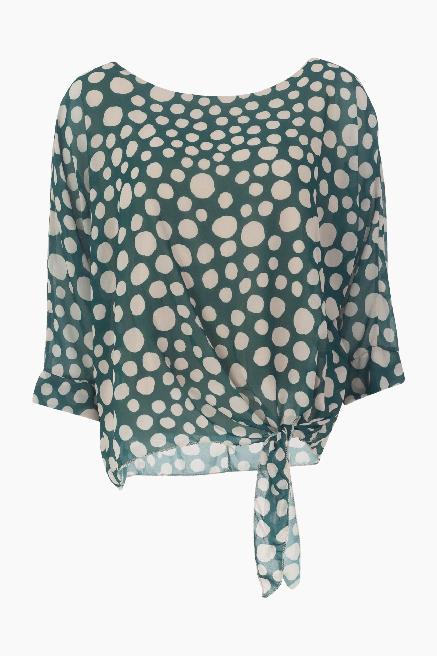 Blouse with dots