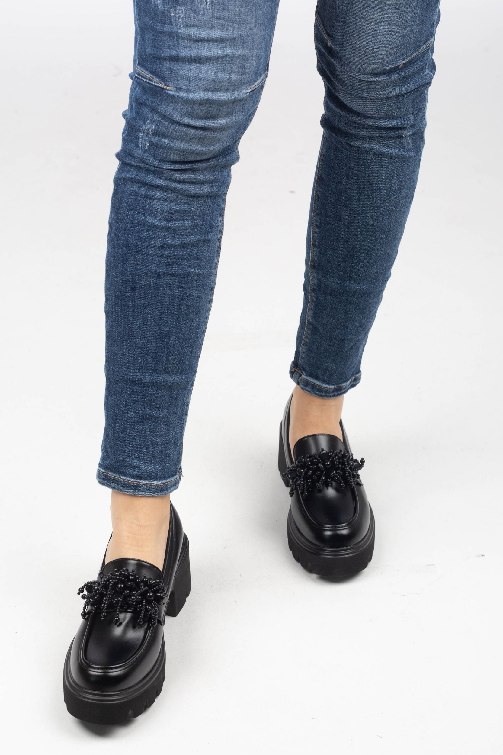 Black loafer