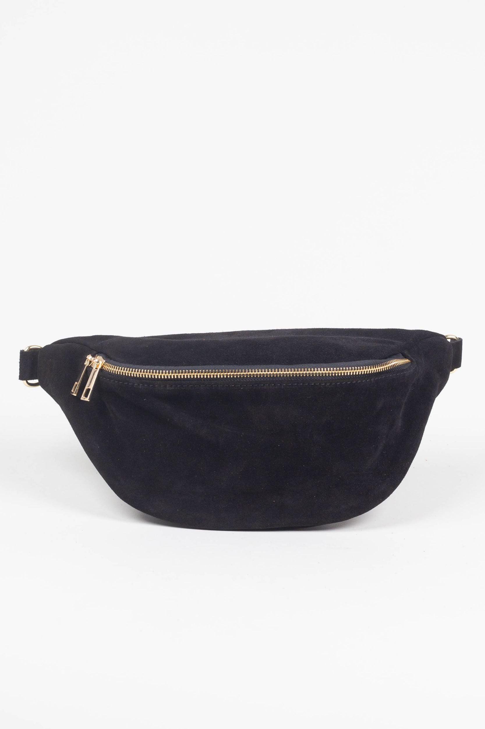 Suede crossbody bag