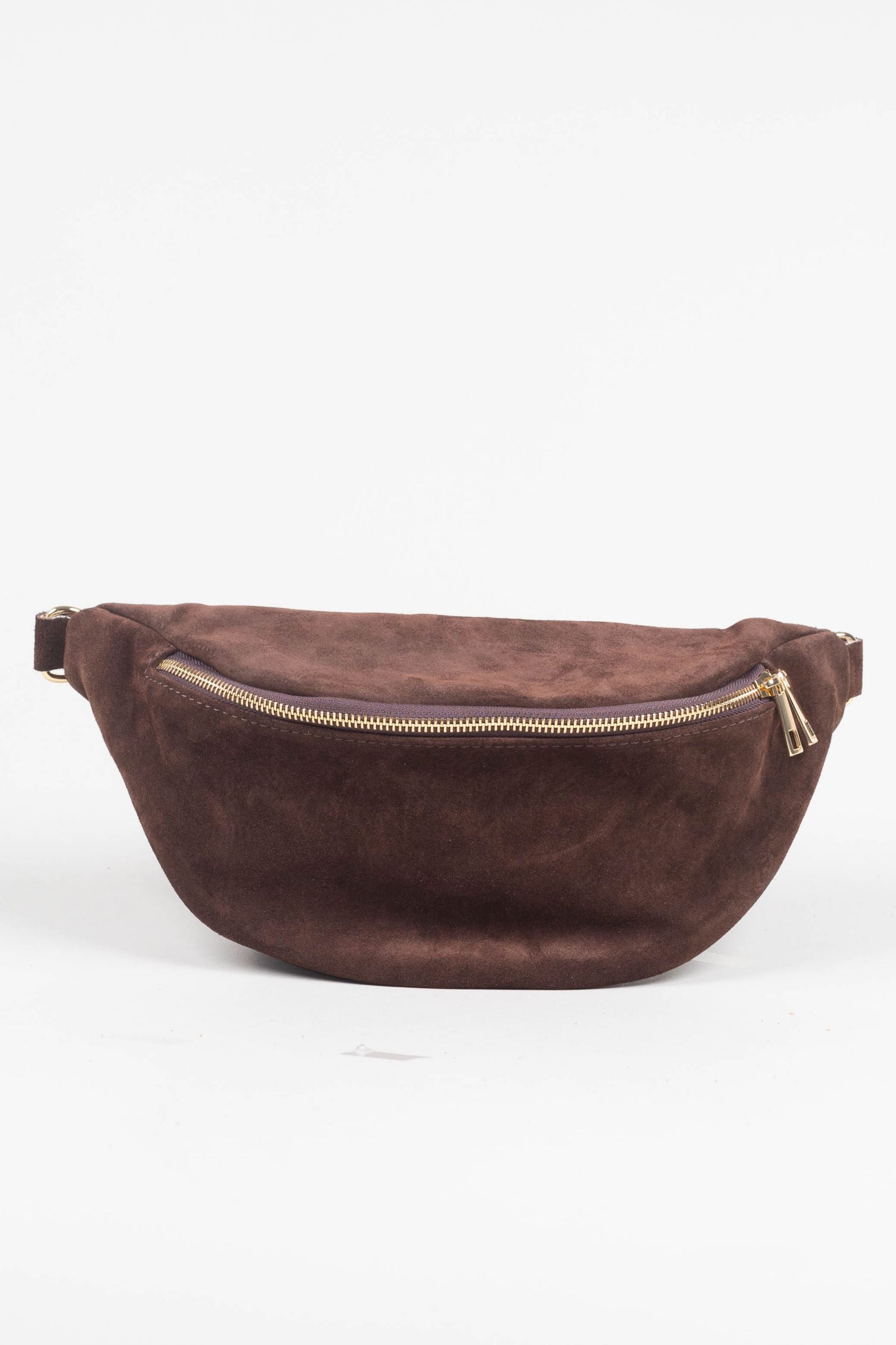 Suede crossbody bag