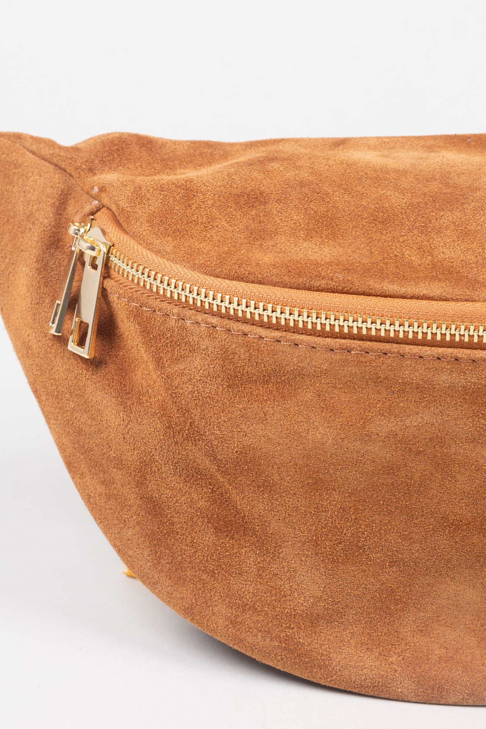 Suede crossbody bag