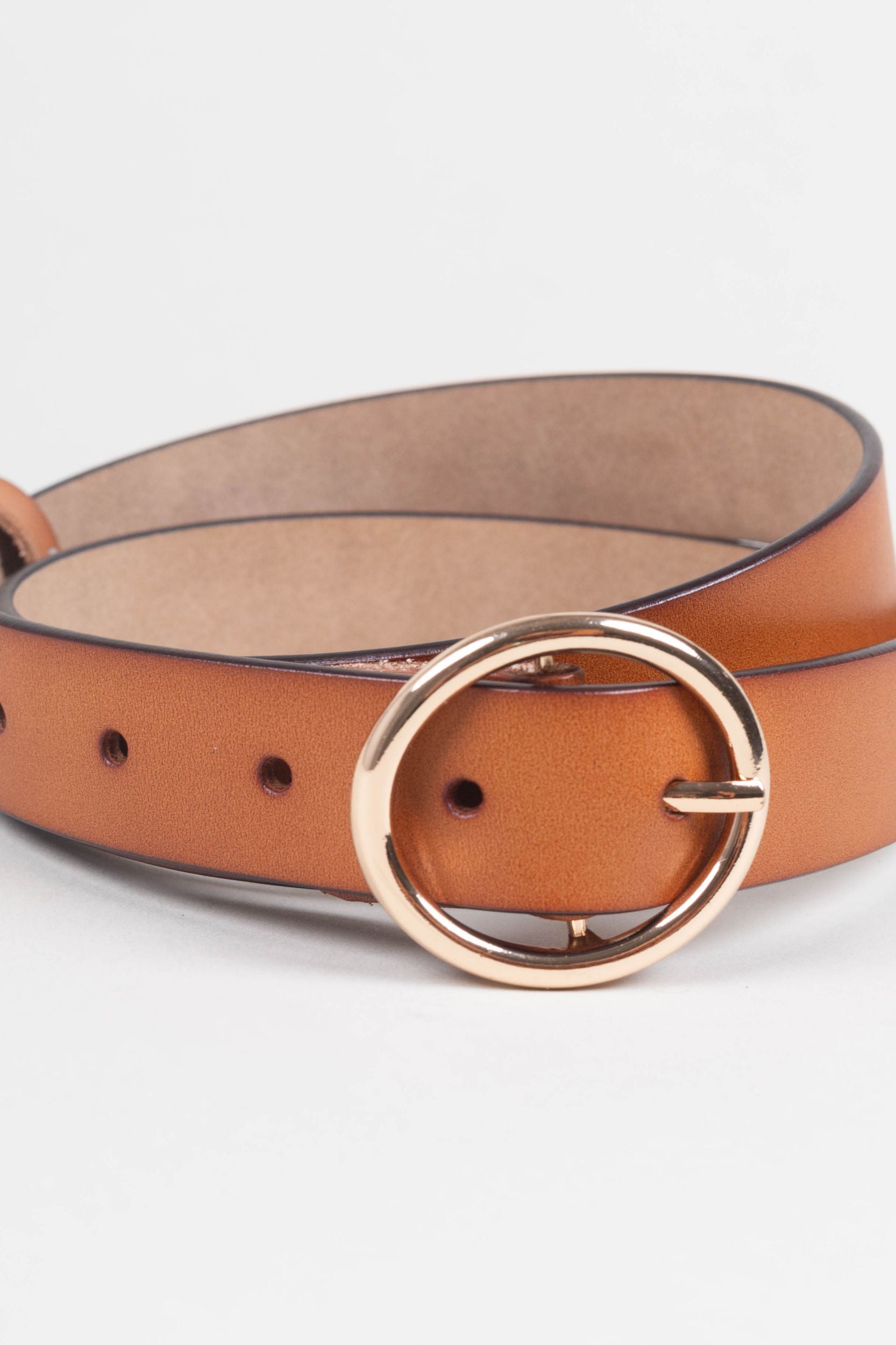 Classic leather belt