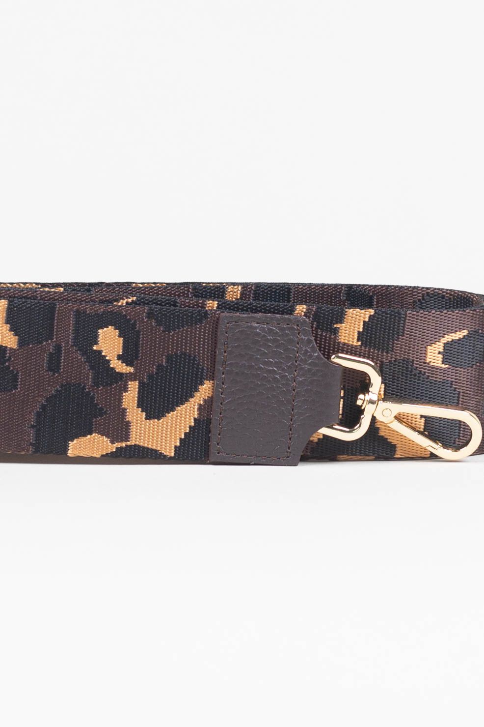 Pocket belt with animal pattern