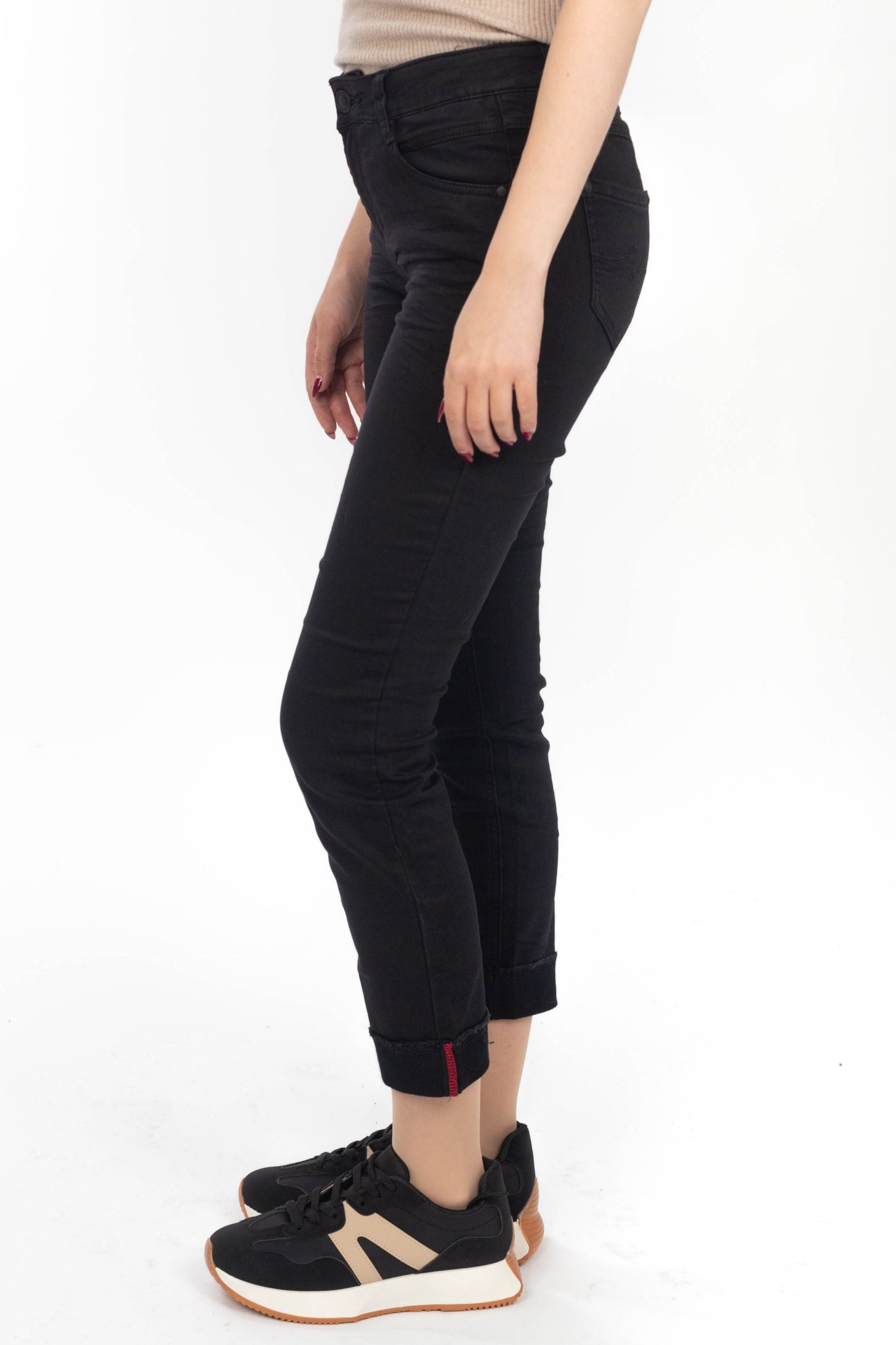 Schwarze Jeans "Gianna"