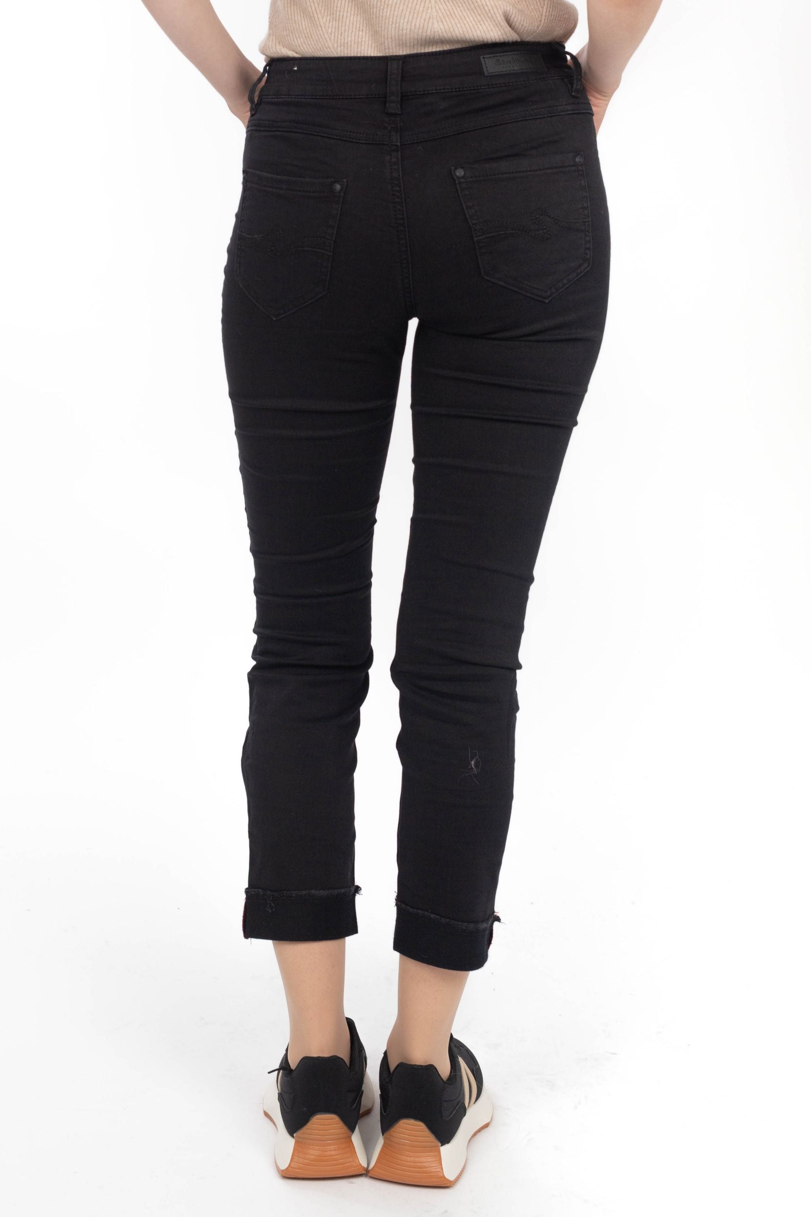 Schwarze Jeans "Gianna"