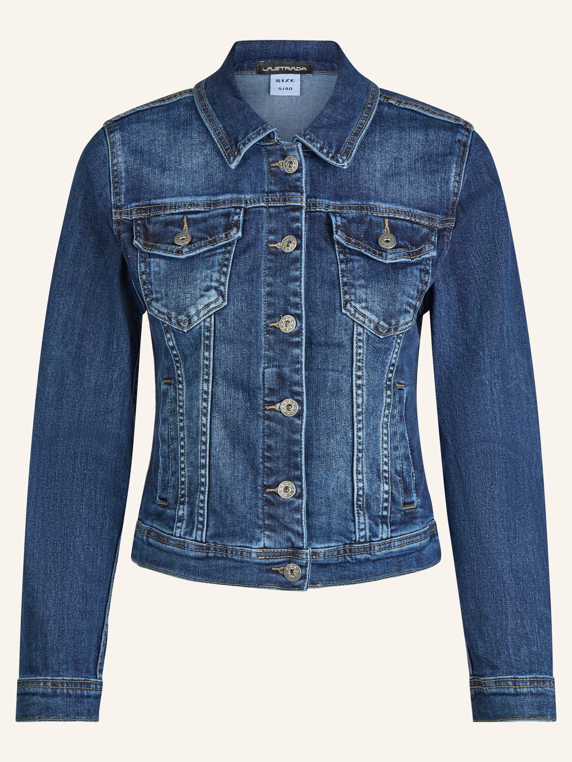 Jeansjacke in Raw-Denim-Optik