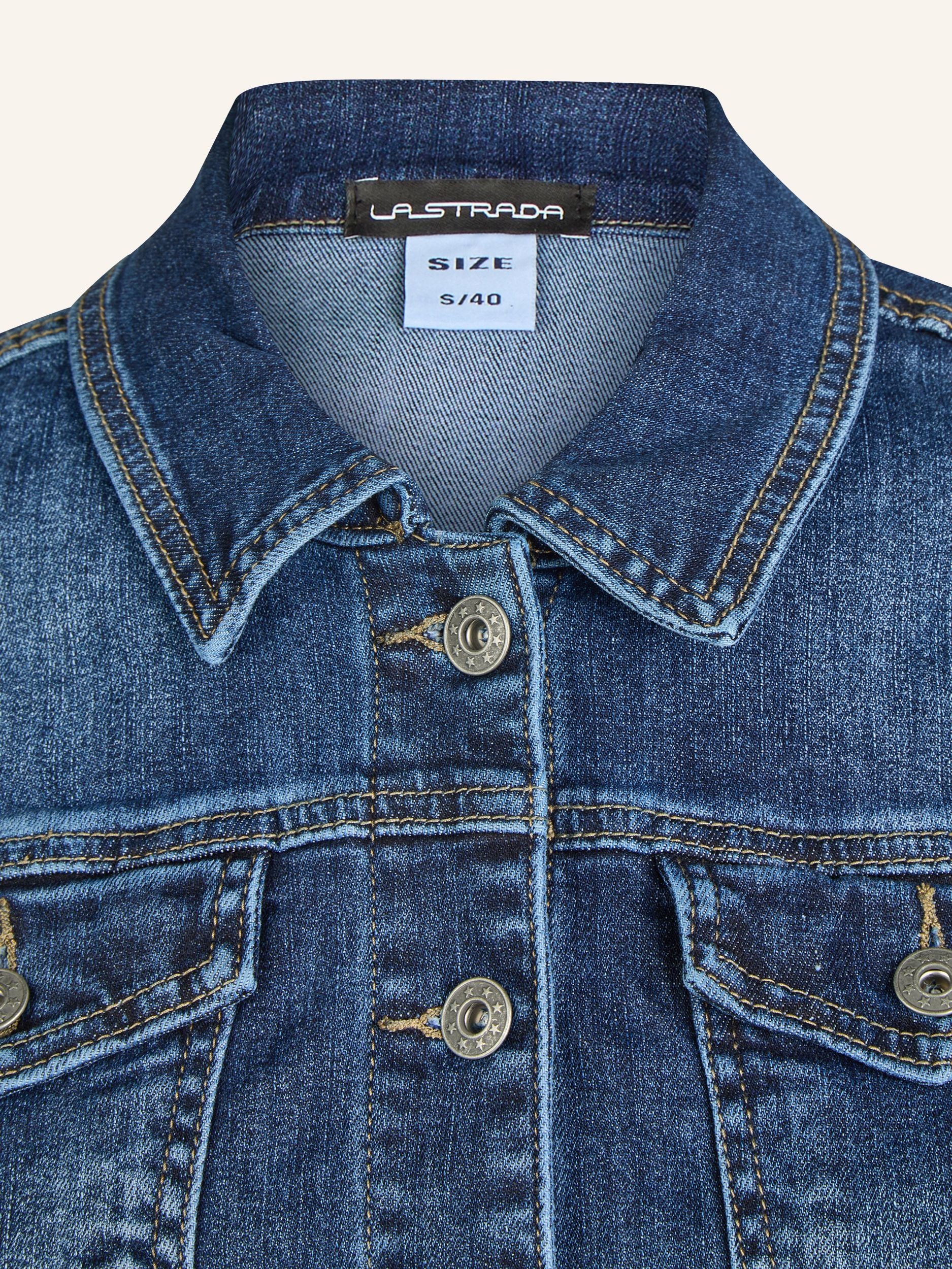 Jeansjacke in Raw-Denim-Optik