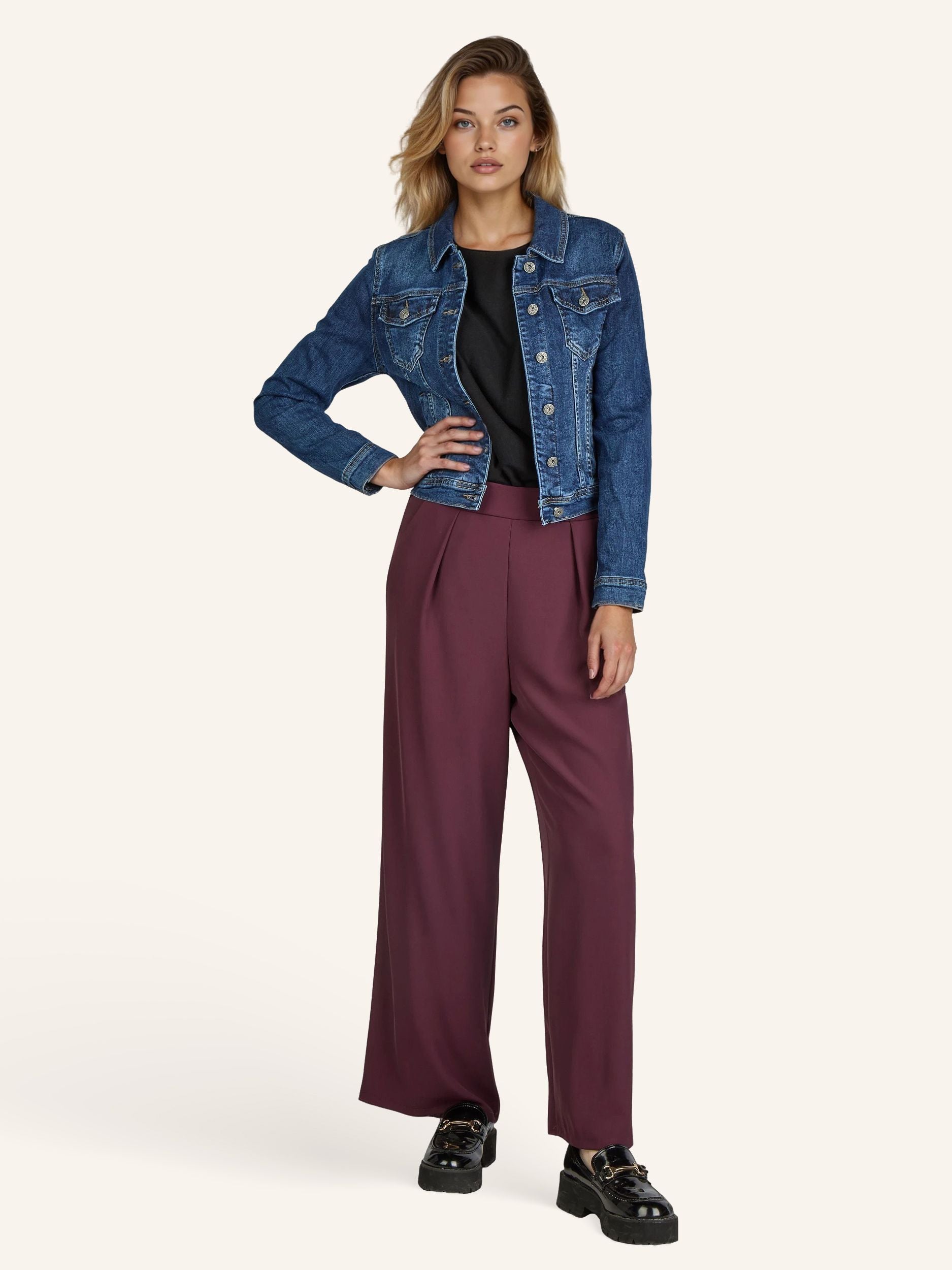 Jeansjacke in Raw-Denim-Optik