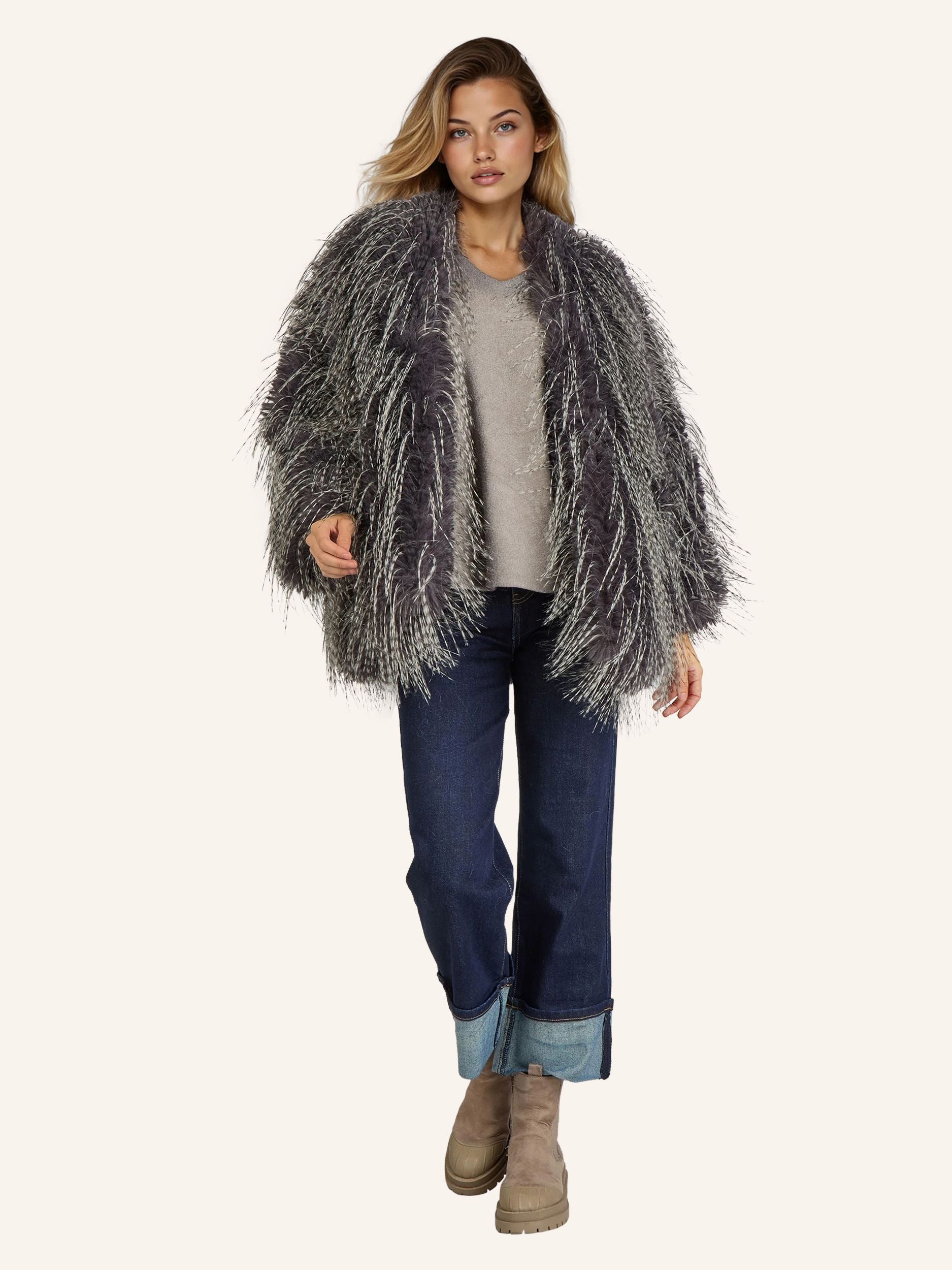 Faux Fur Jacke