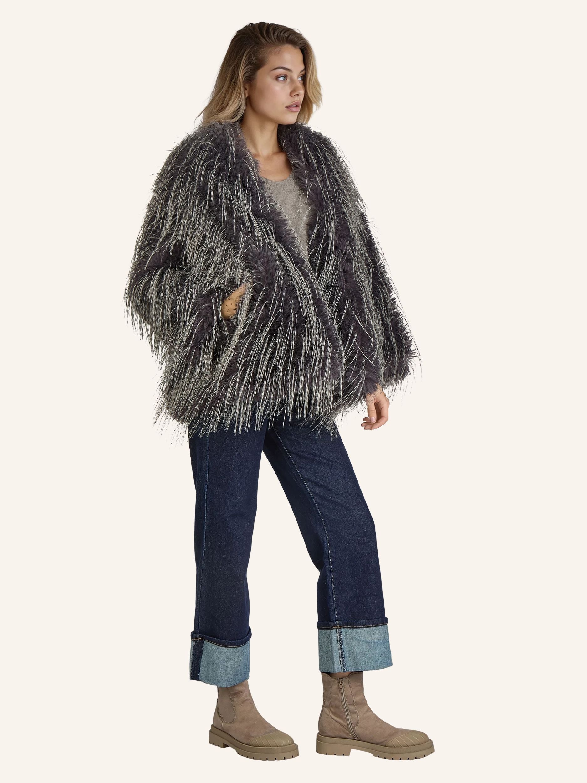 Faux Fur Jacke