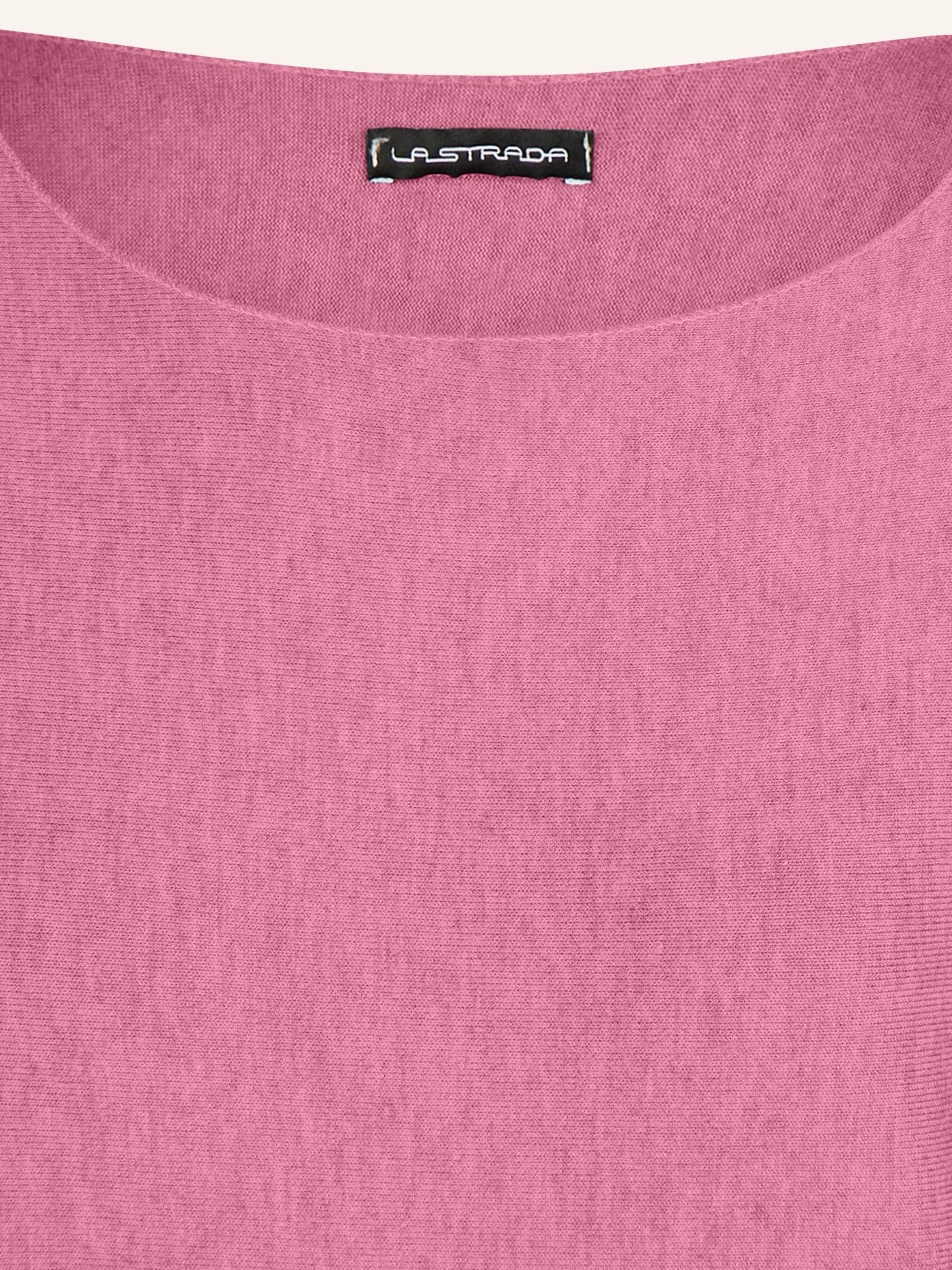 Chemise à simple coloration en tricot fin