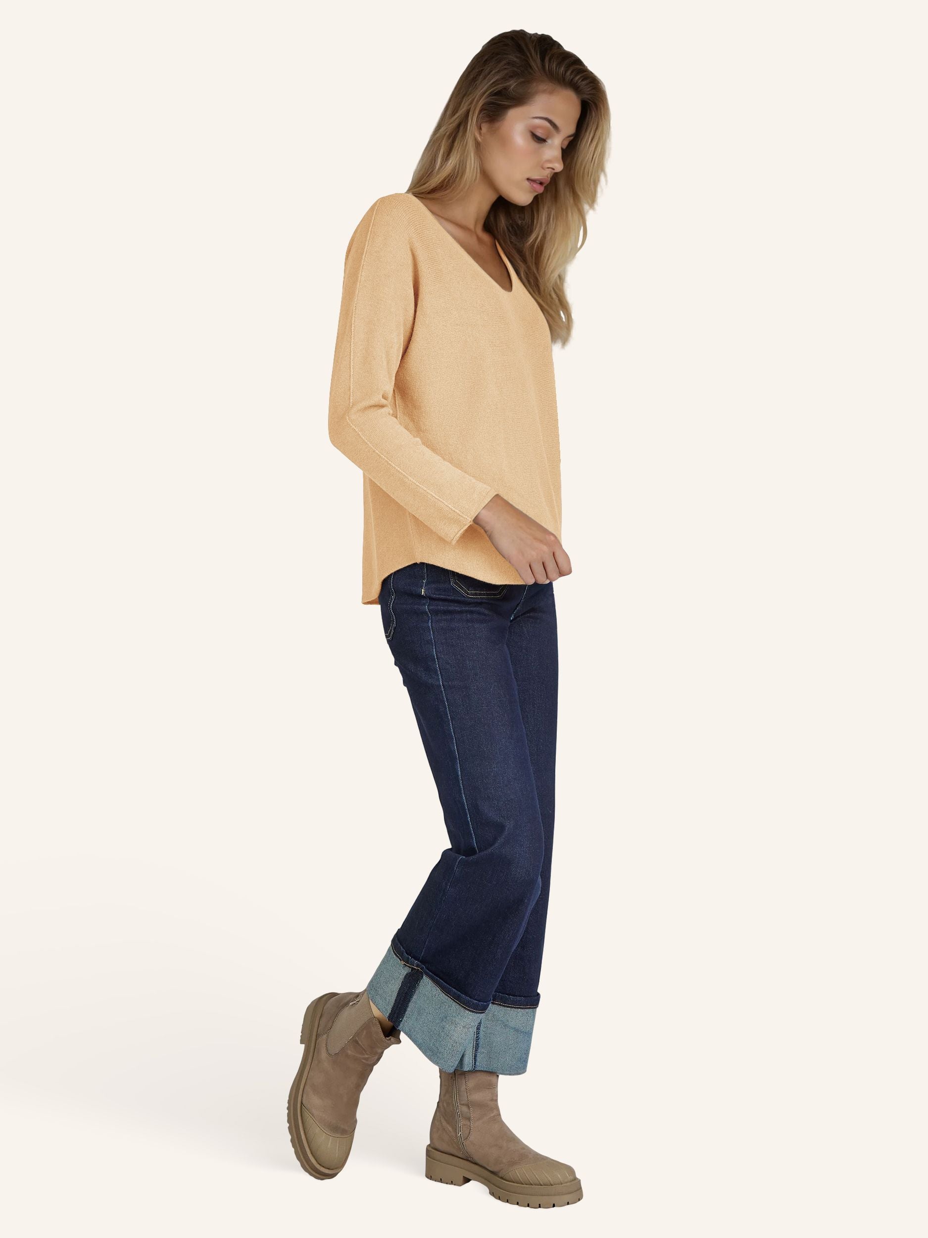 Elegantes Feinstrick-Shirt