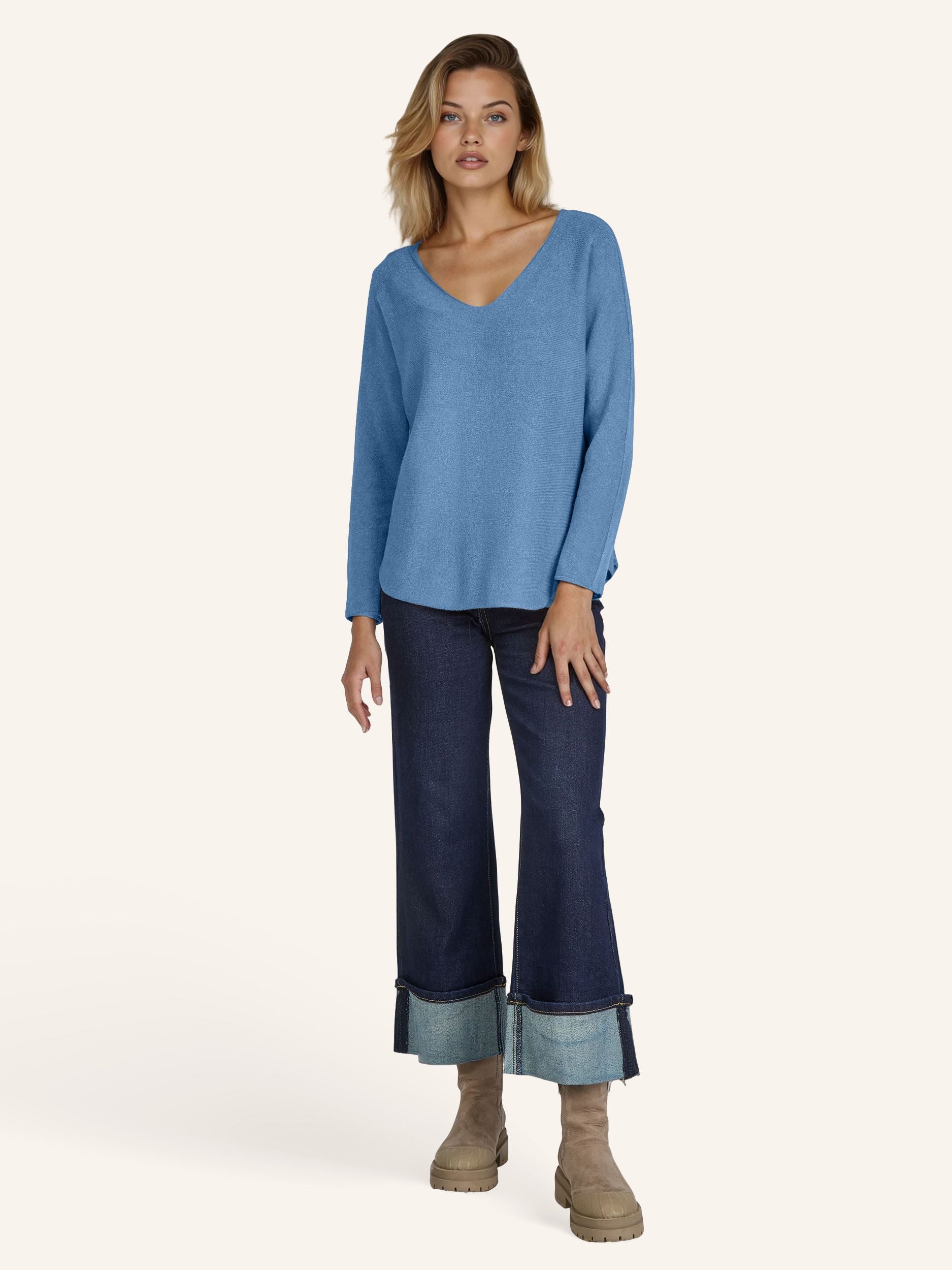 Elegantes Feinstrick-Shirt