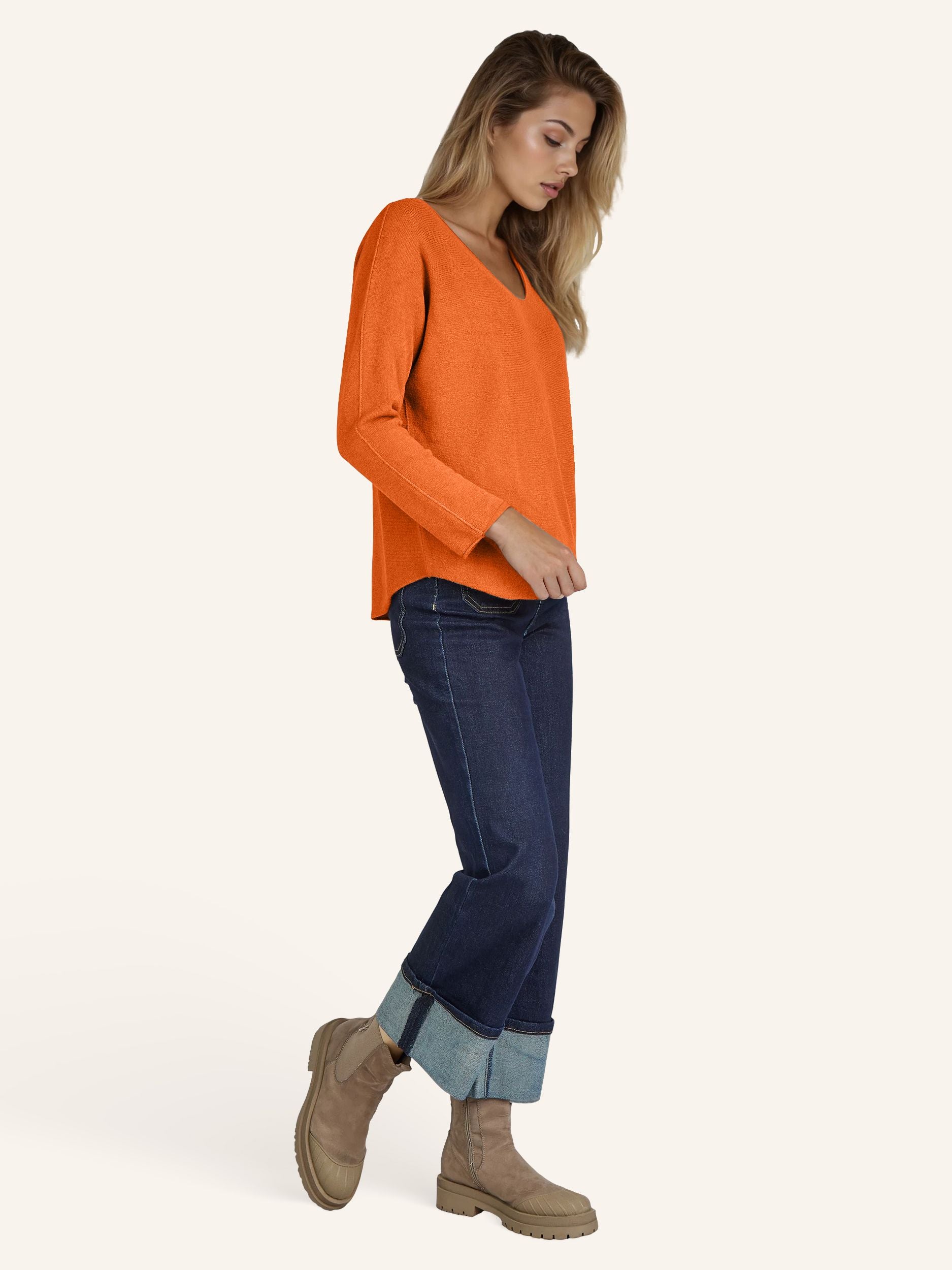 Elegantes Feinstrick-Shirt