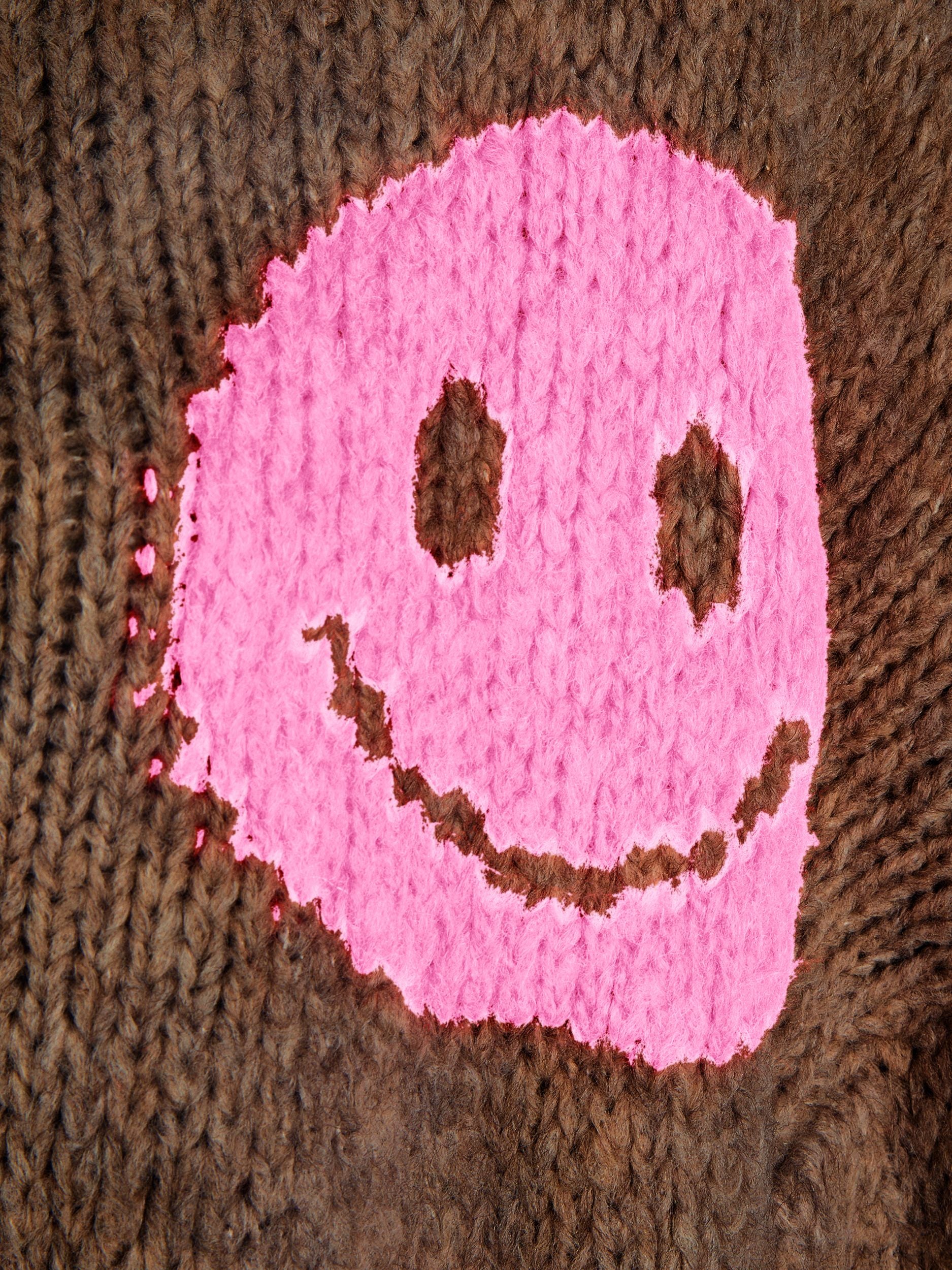Statement-Strickpullover „Look Back“