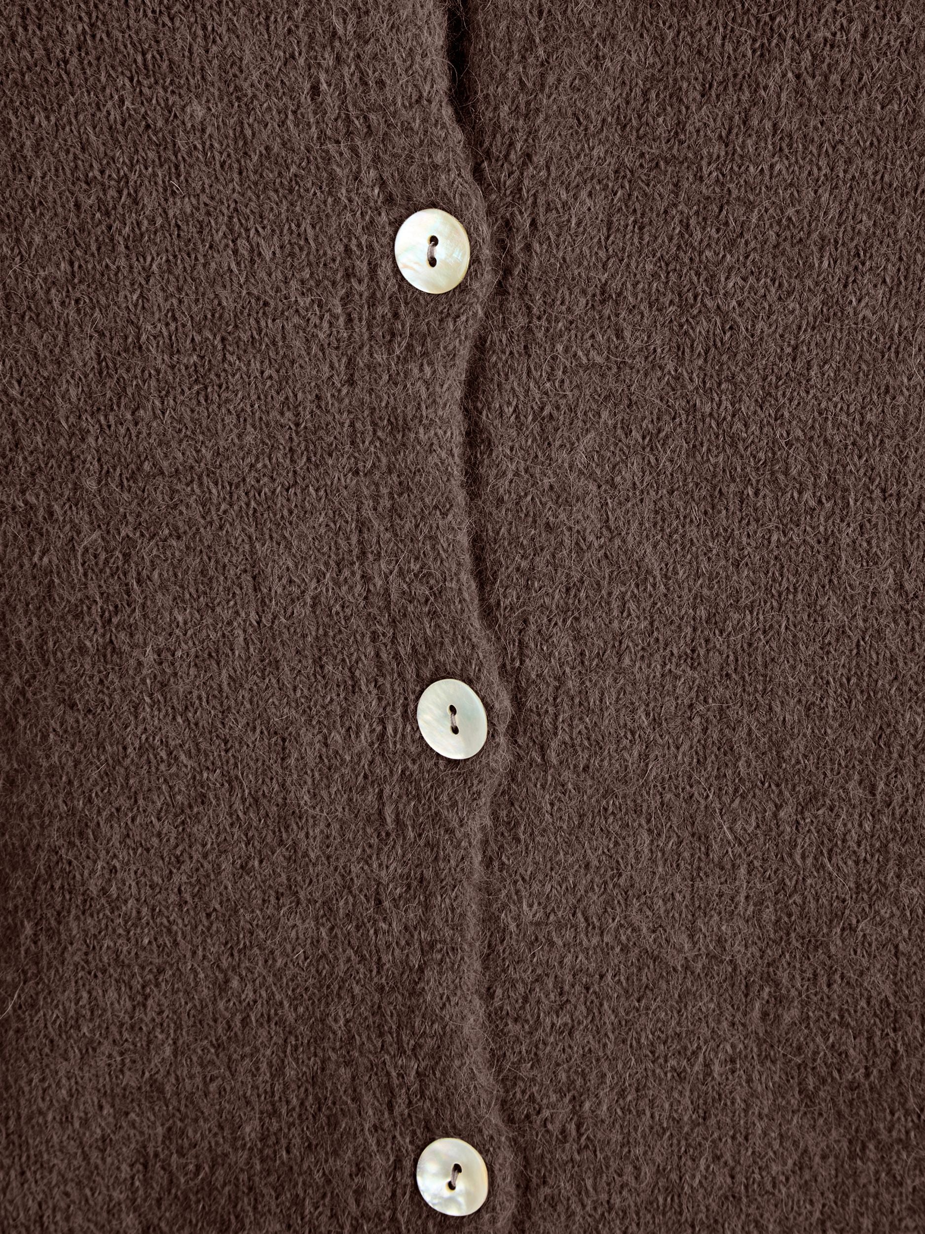 Strick-Cardigan mit Perlmuttknöpfen