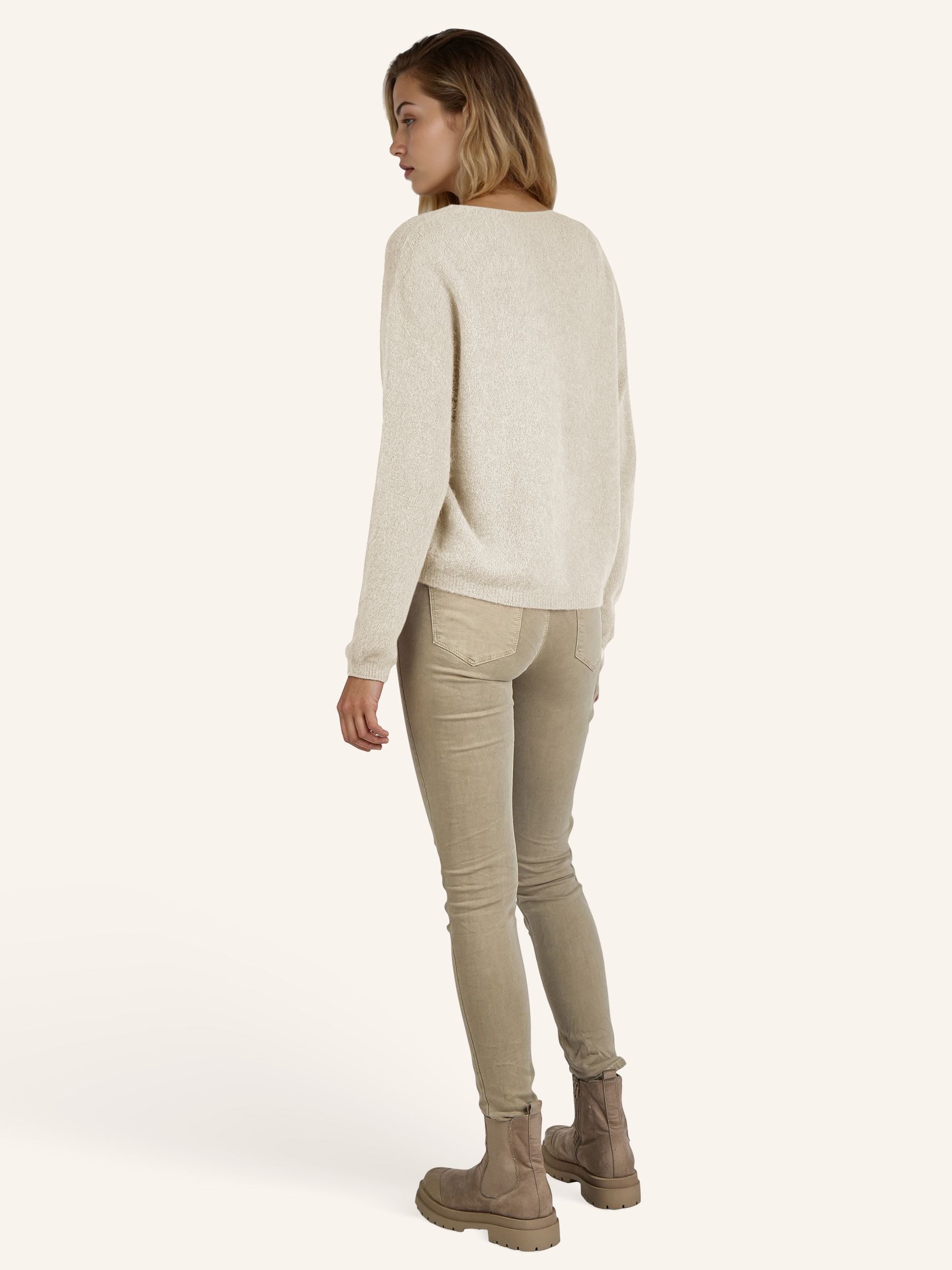 Strick-Cardigan mit Perlmuttknöpfen