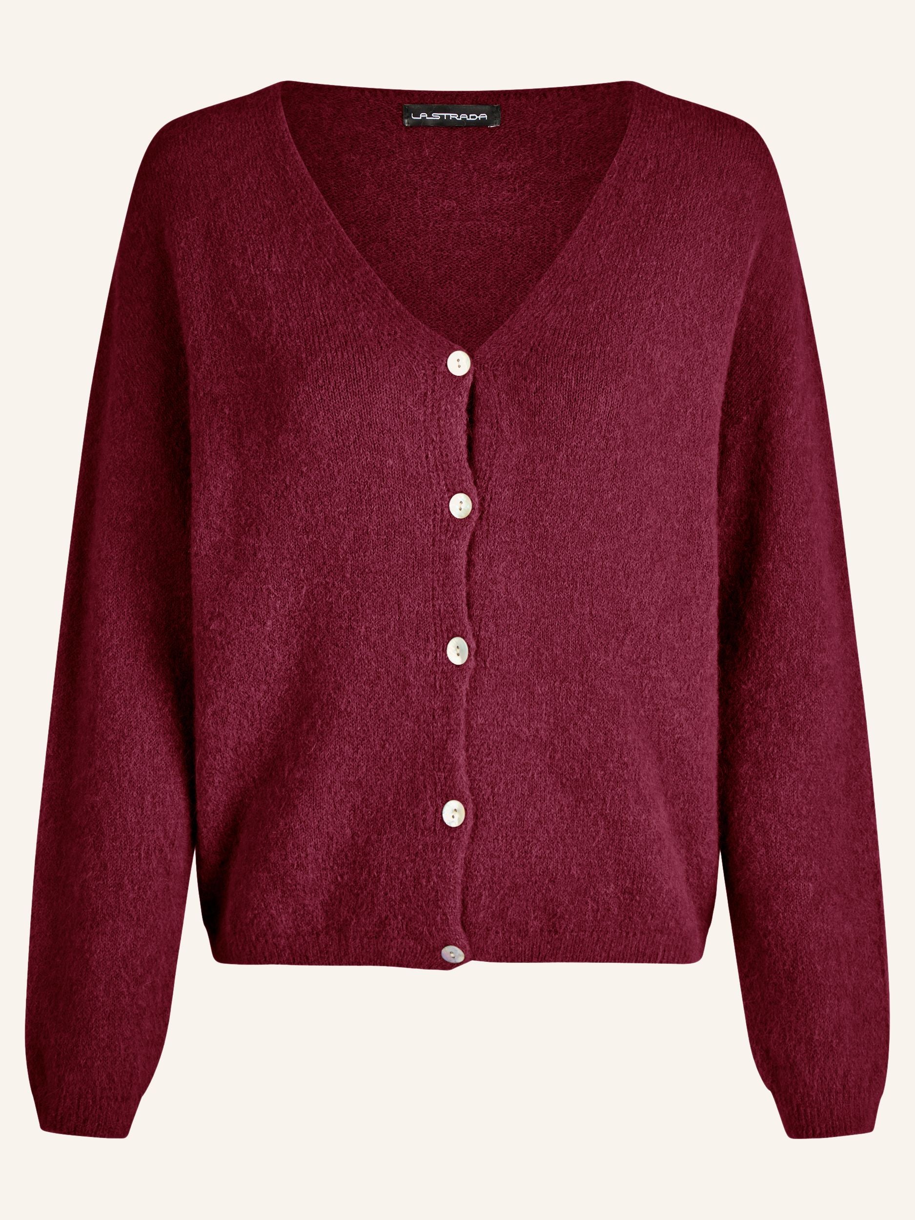 Strick-Cardigan mit Perlmuttknöpfen