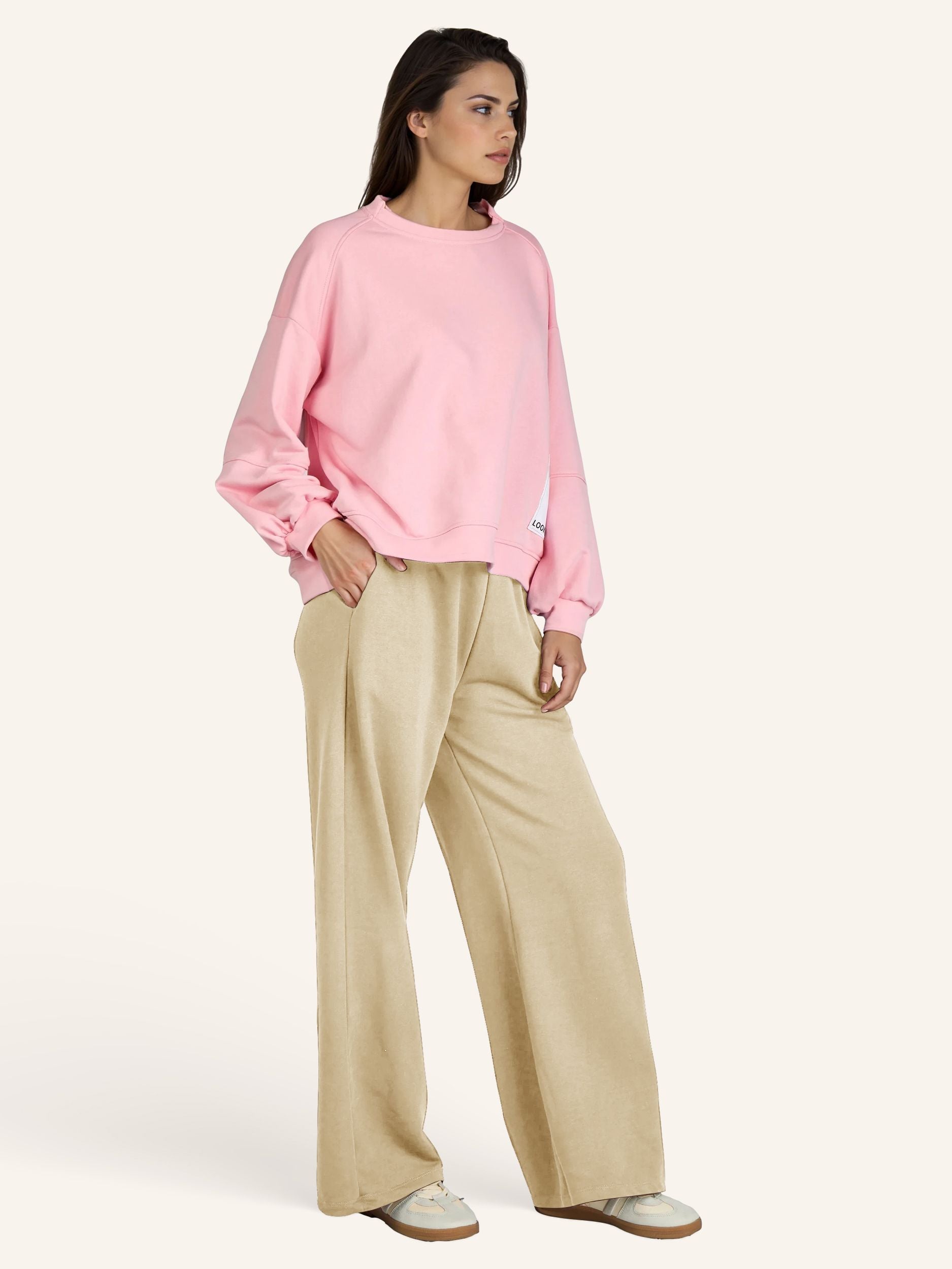 Sweat-Hose Wide-Leg