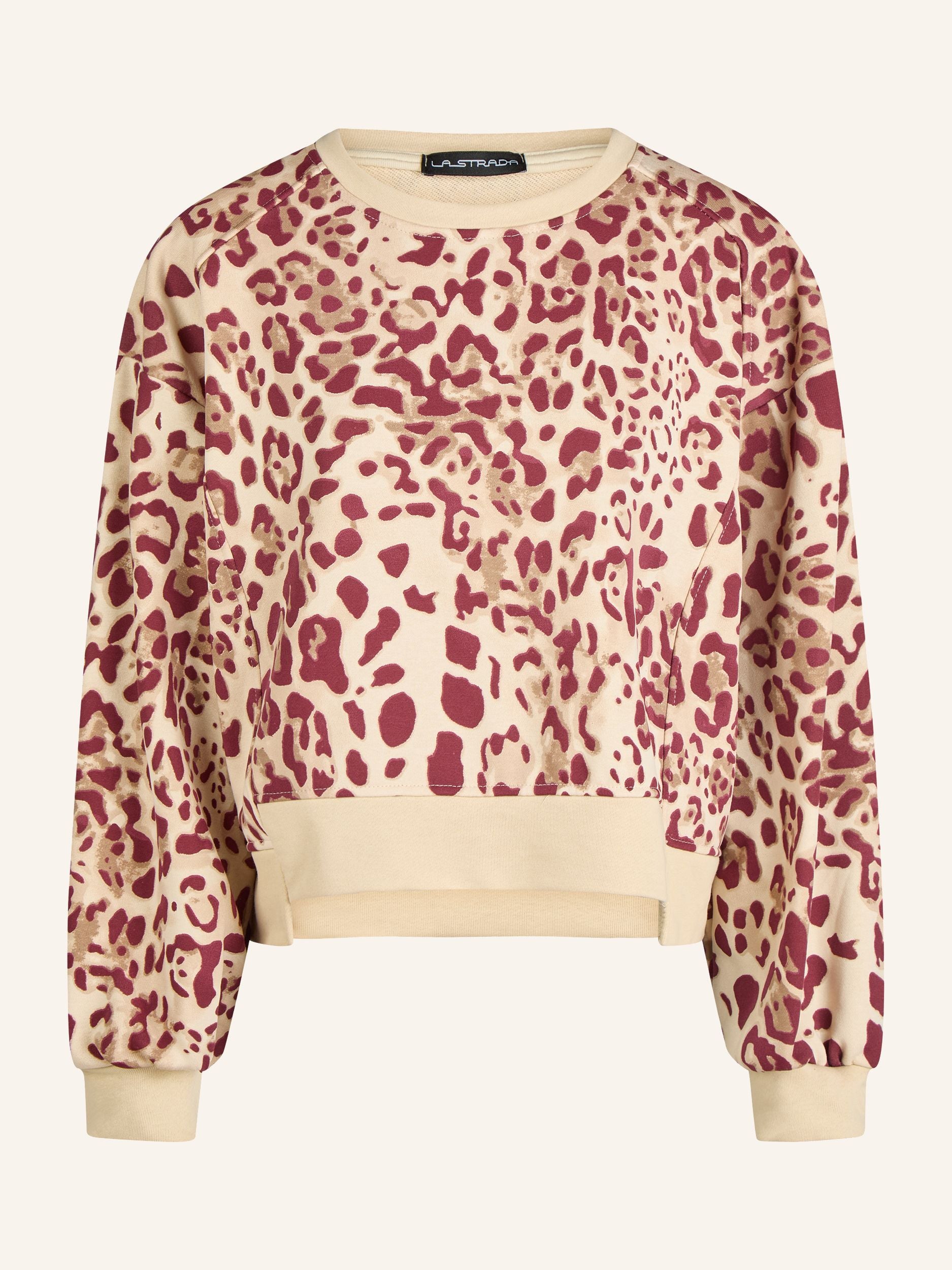 Sweatshirt mit Animal-Print