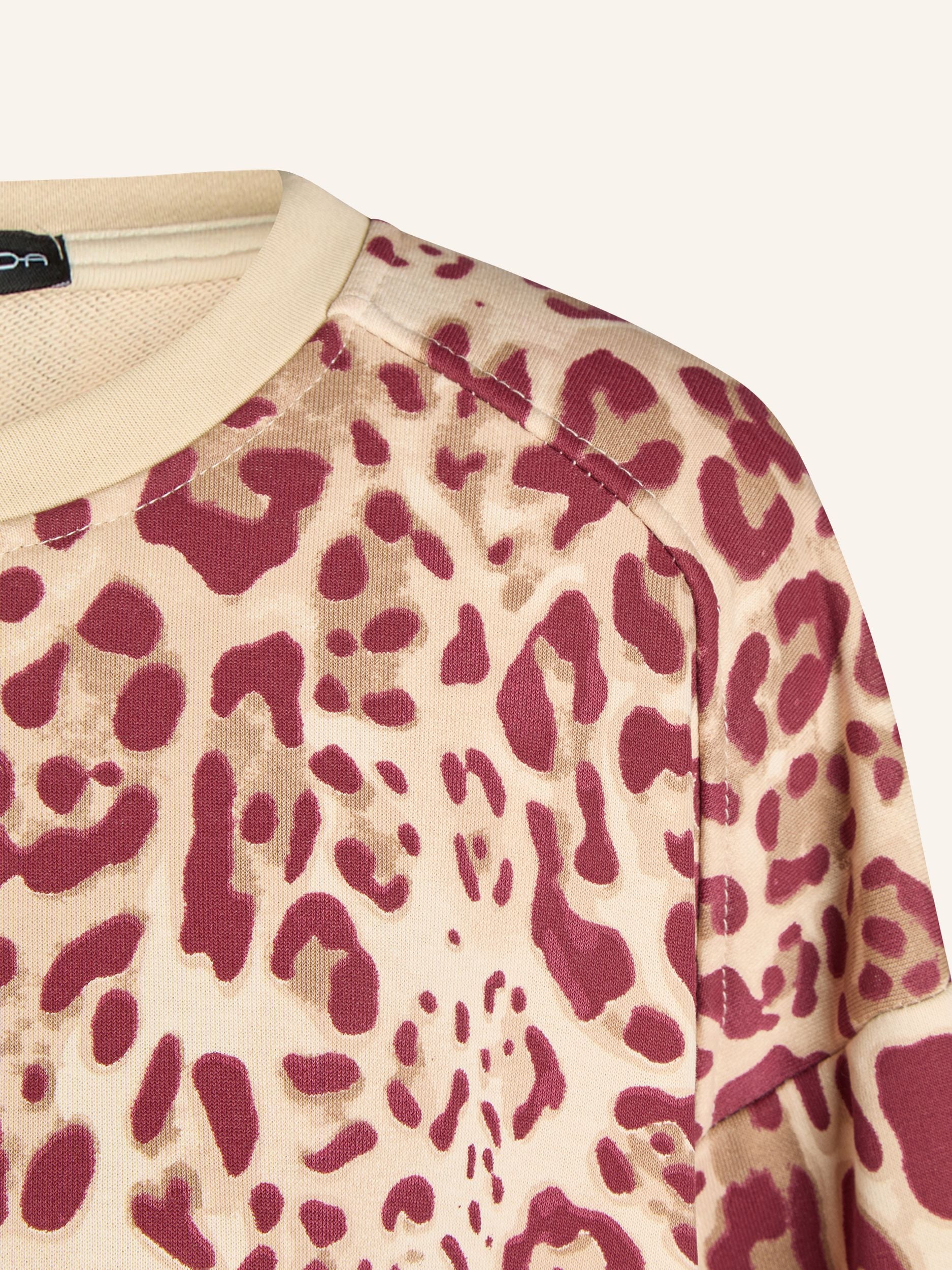 Sweatshirt mit Animal-Print