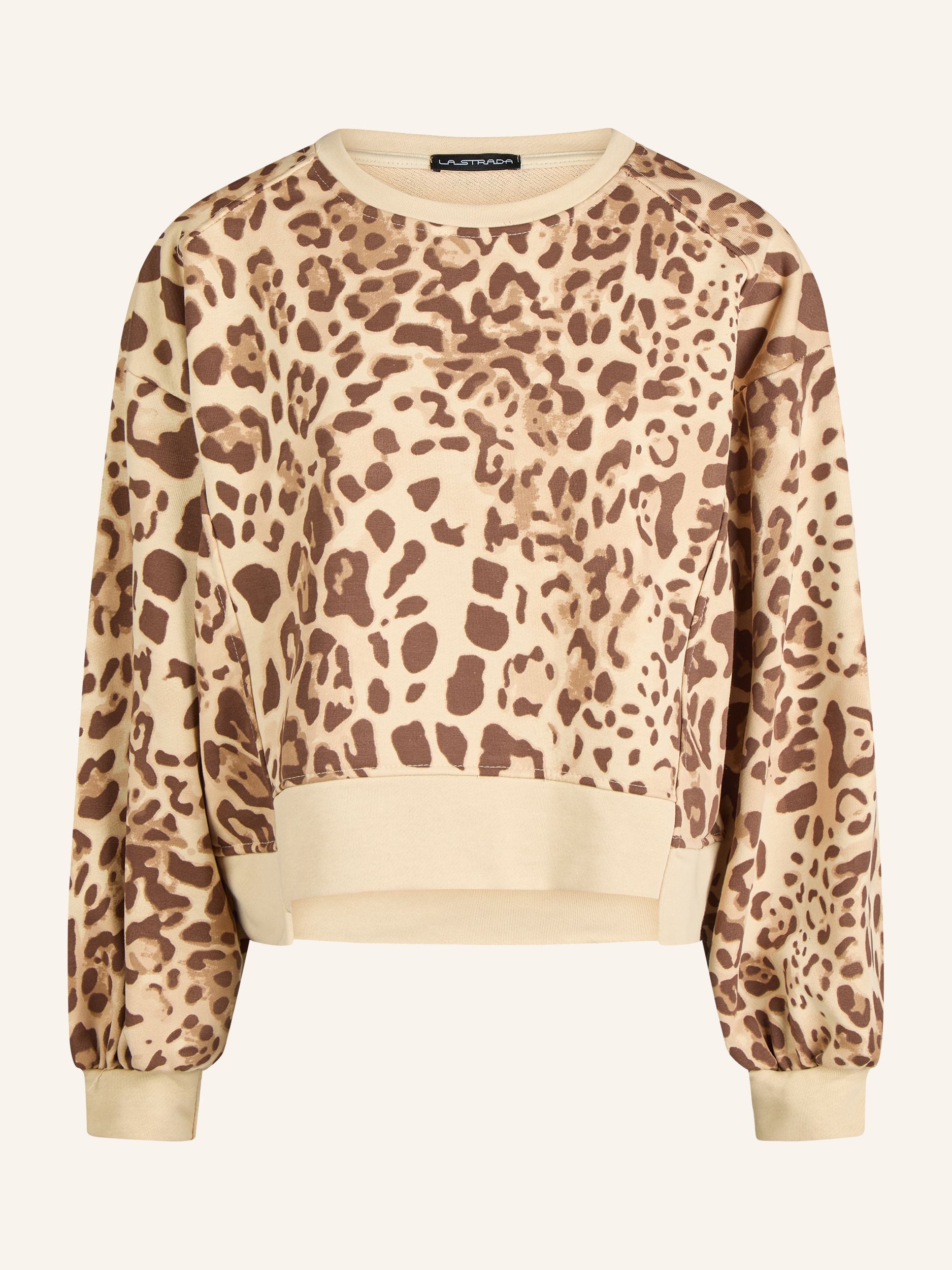 Sweatshirt mit Animal-Print