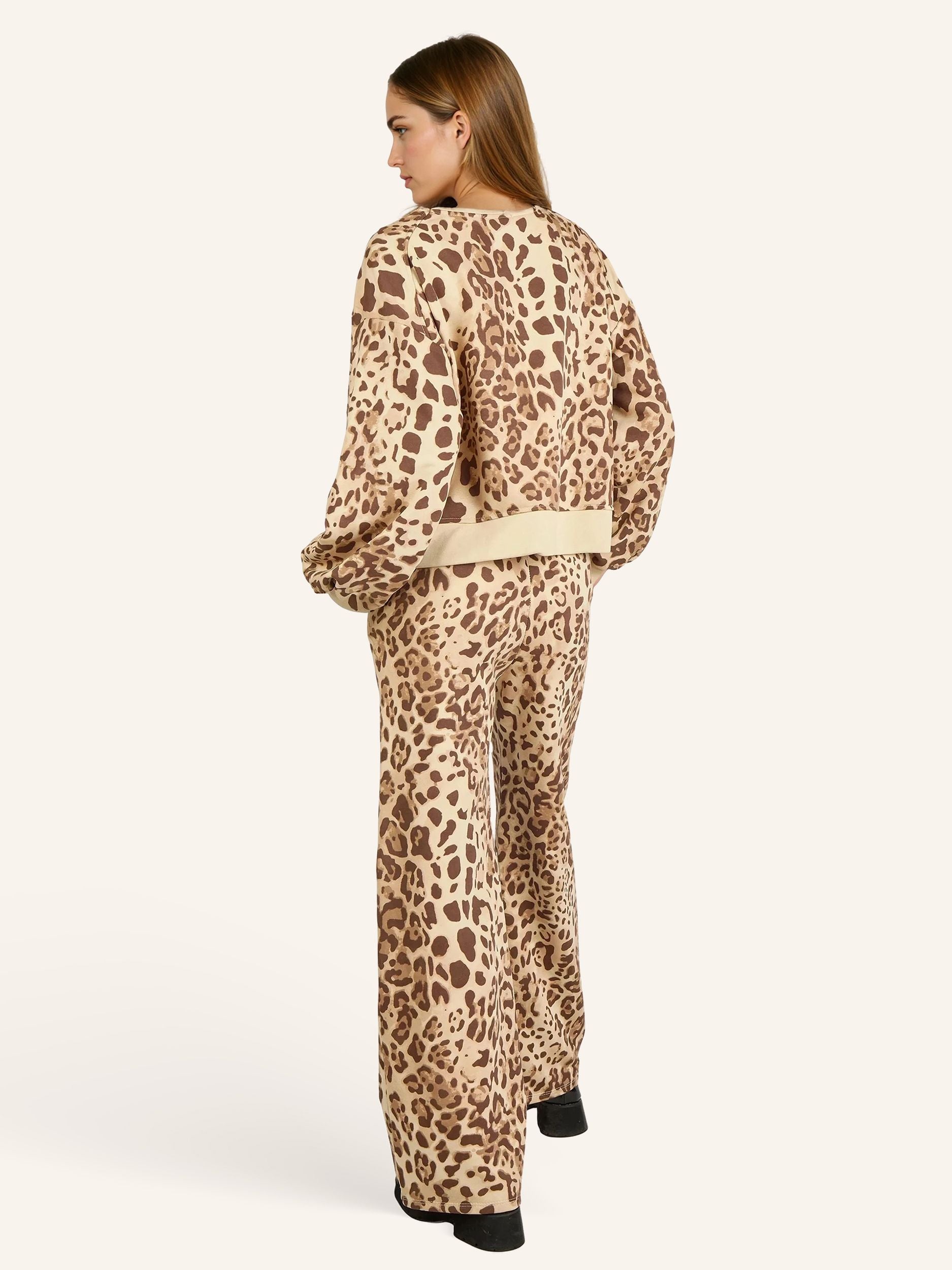 Sweatshirt mit Animal-Print