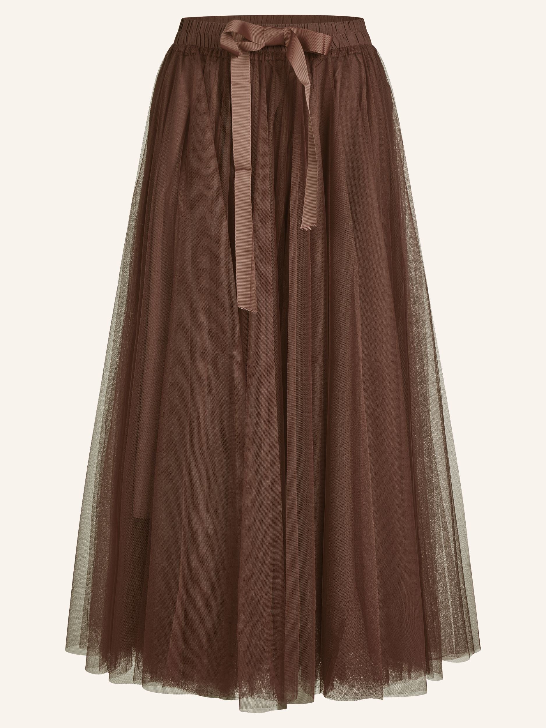 Tüllrock mit Satinband