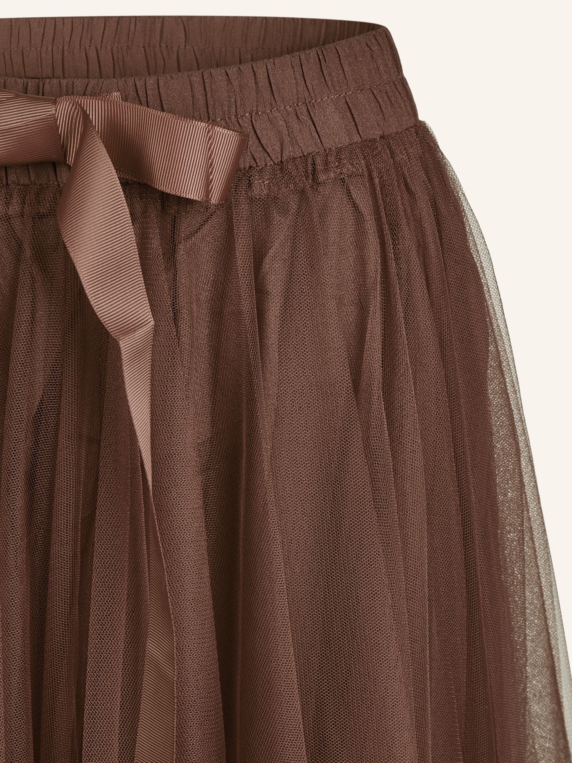 Tüllrock mit Satinband