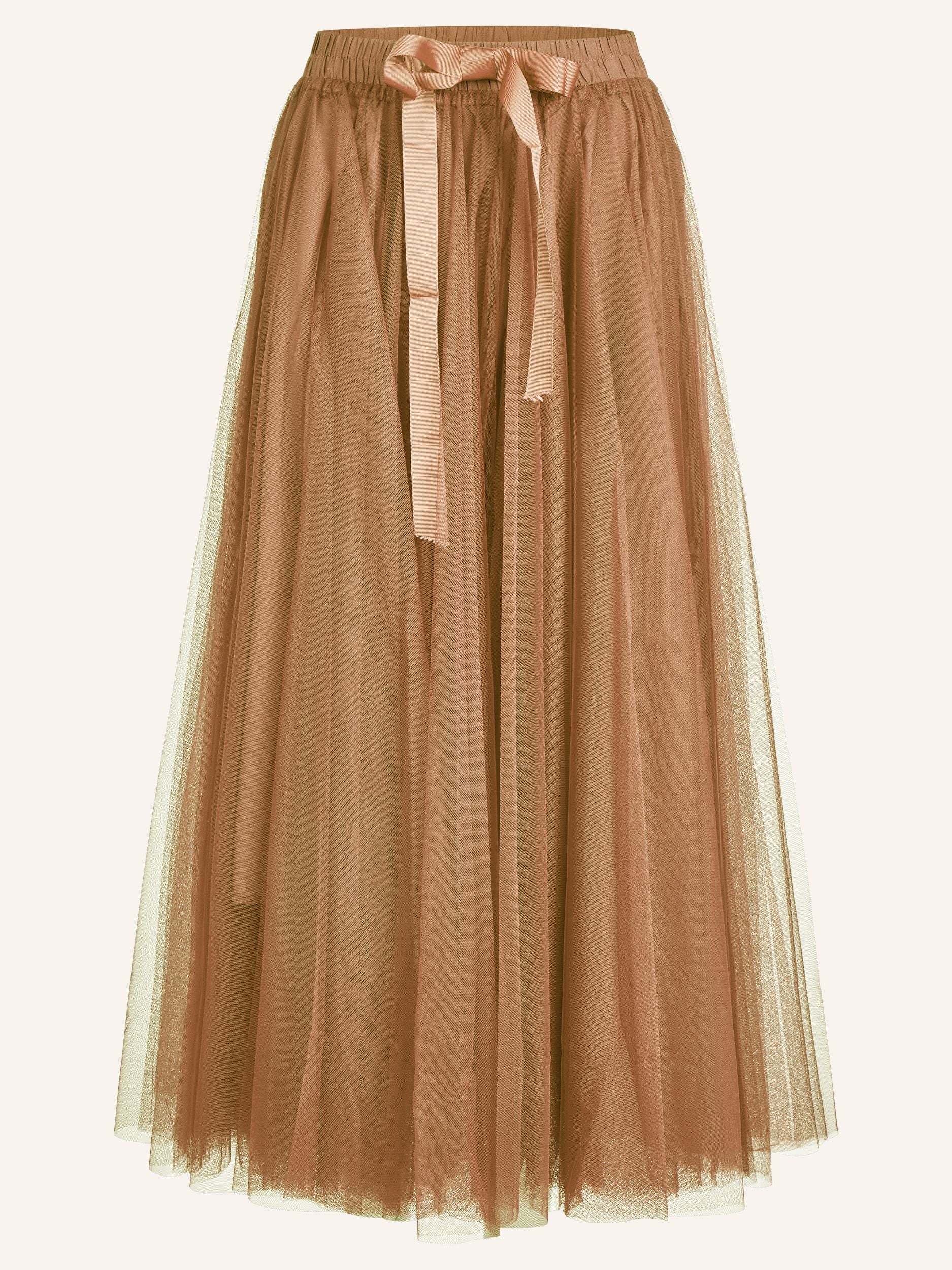 Tüllrock mit Satinband