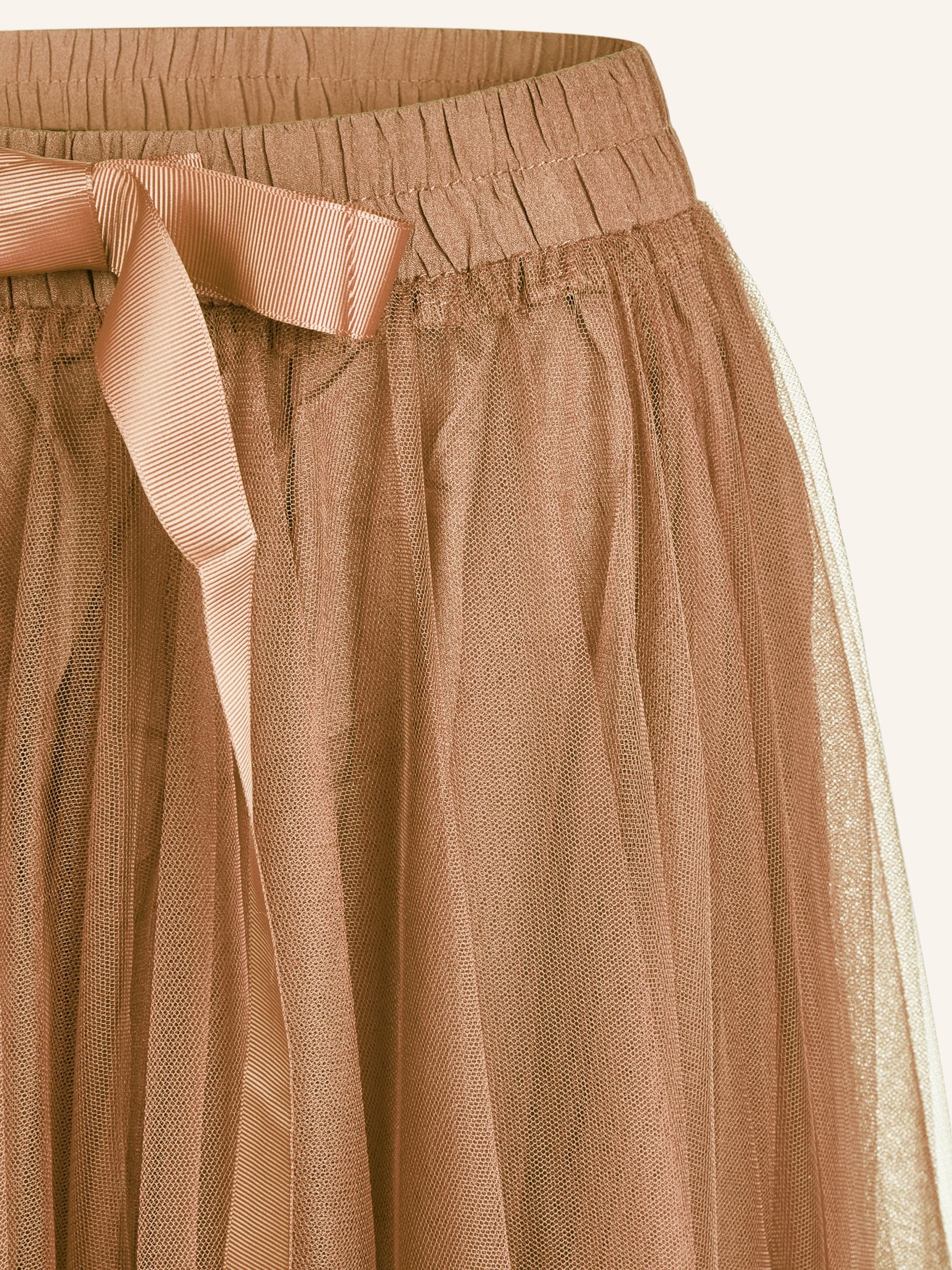 Tüllrock mit Satinband