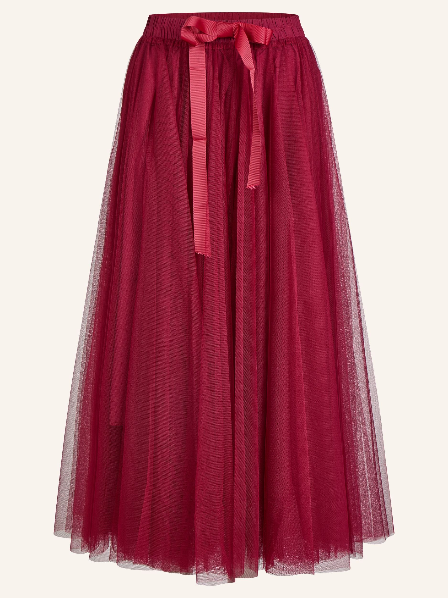 Tüllrock mit Satinband