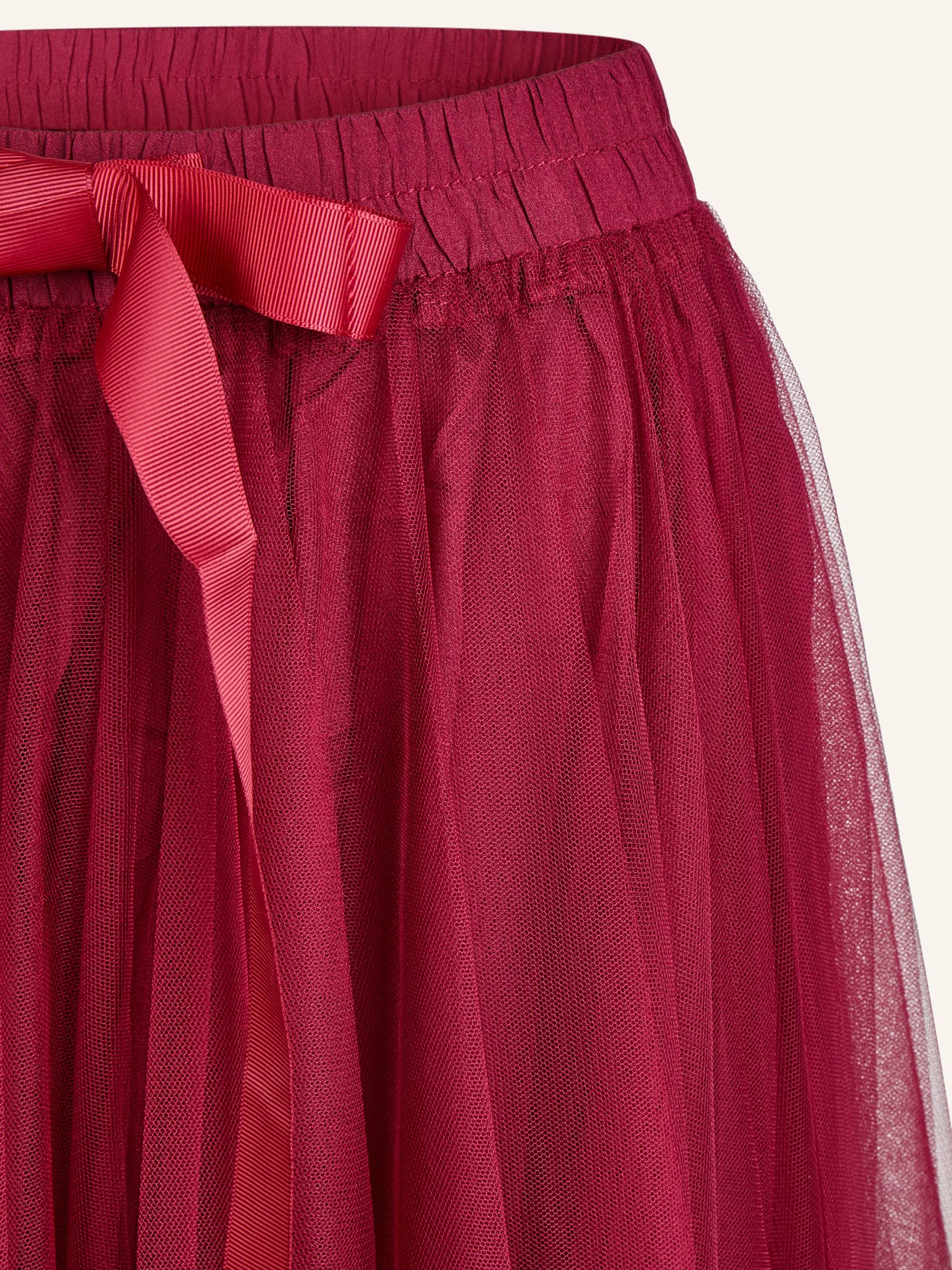 Tüllrock mit Satinband