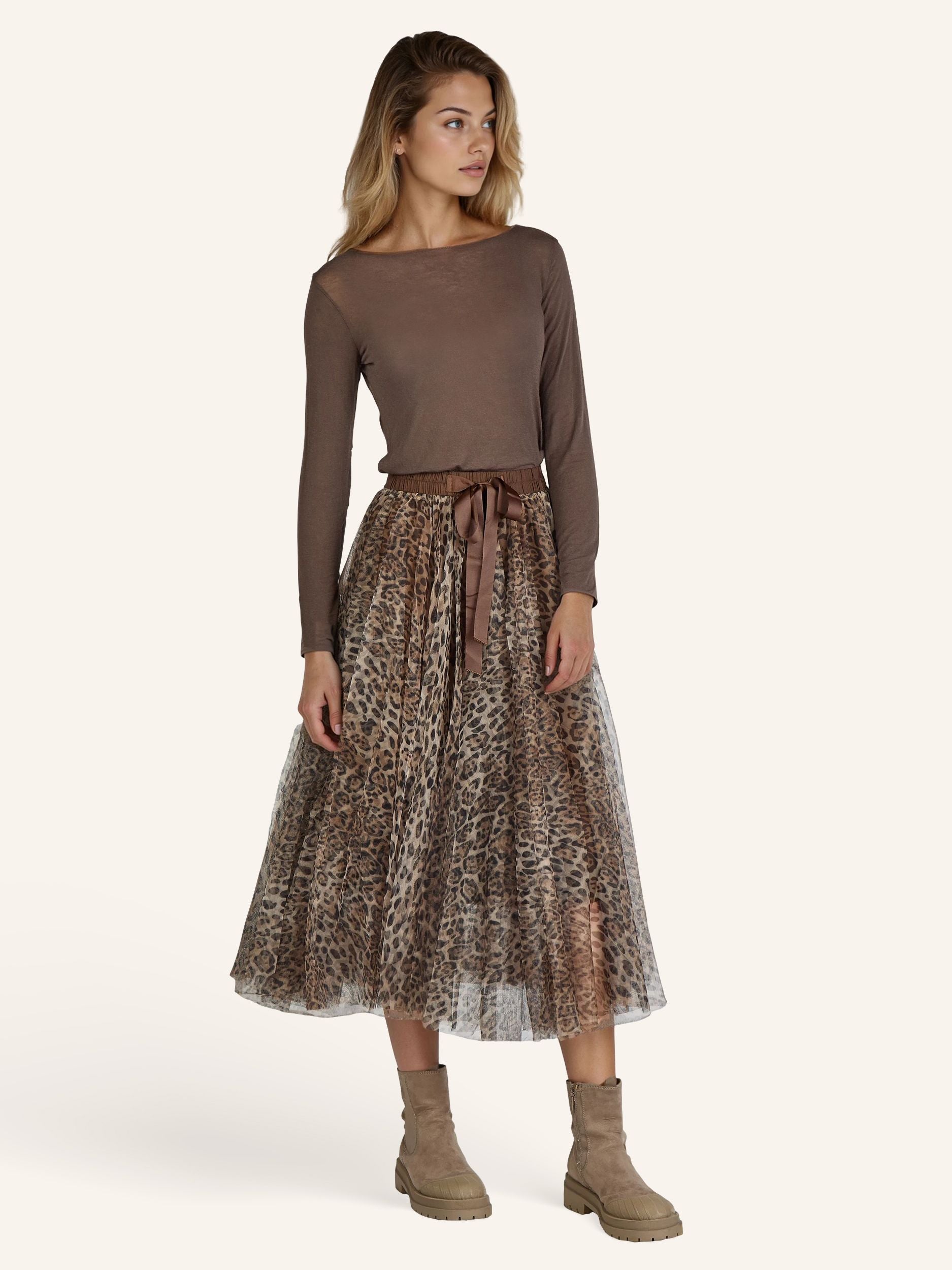 Leo-Tüllrock mit Satinband