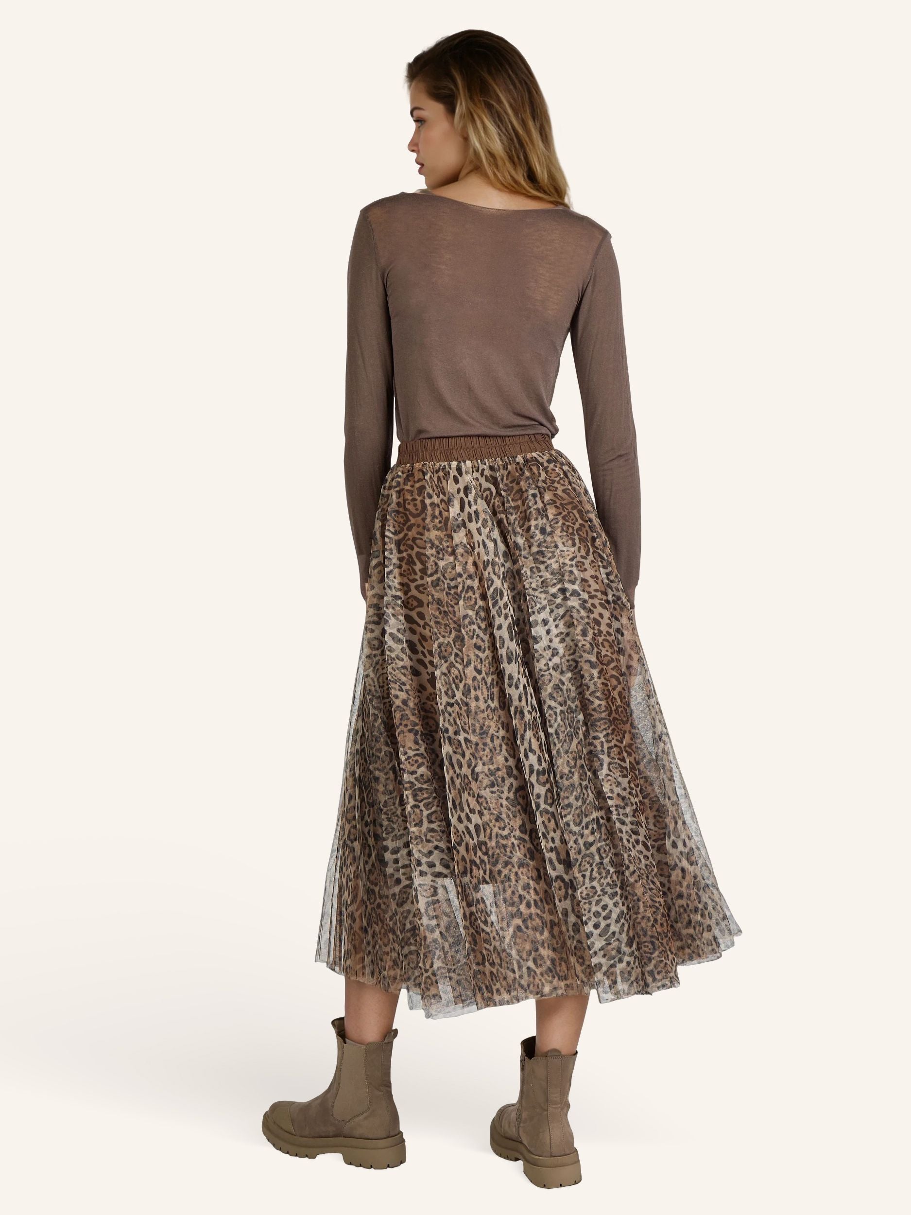 Leo-Tüllrock mit Satinband