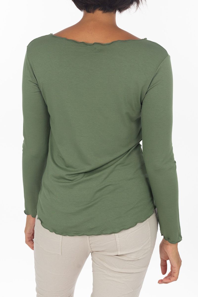 Longsleeve met een golf zoom